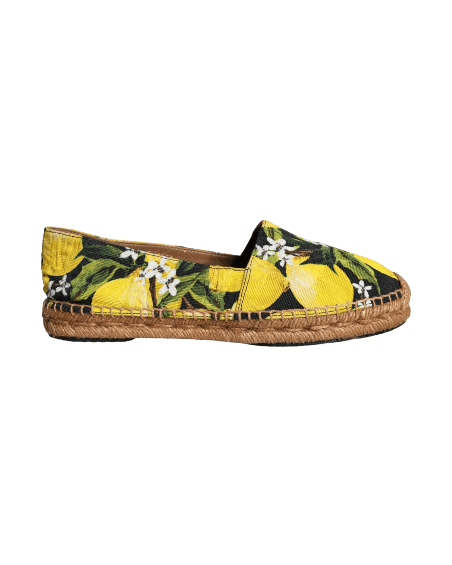 Dolce & Gabbana Multicolor Lemon Slip On Espadrilles Shoes Glam Steals