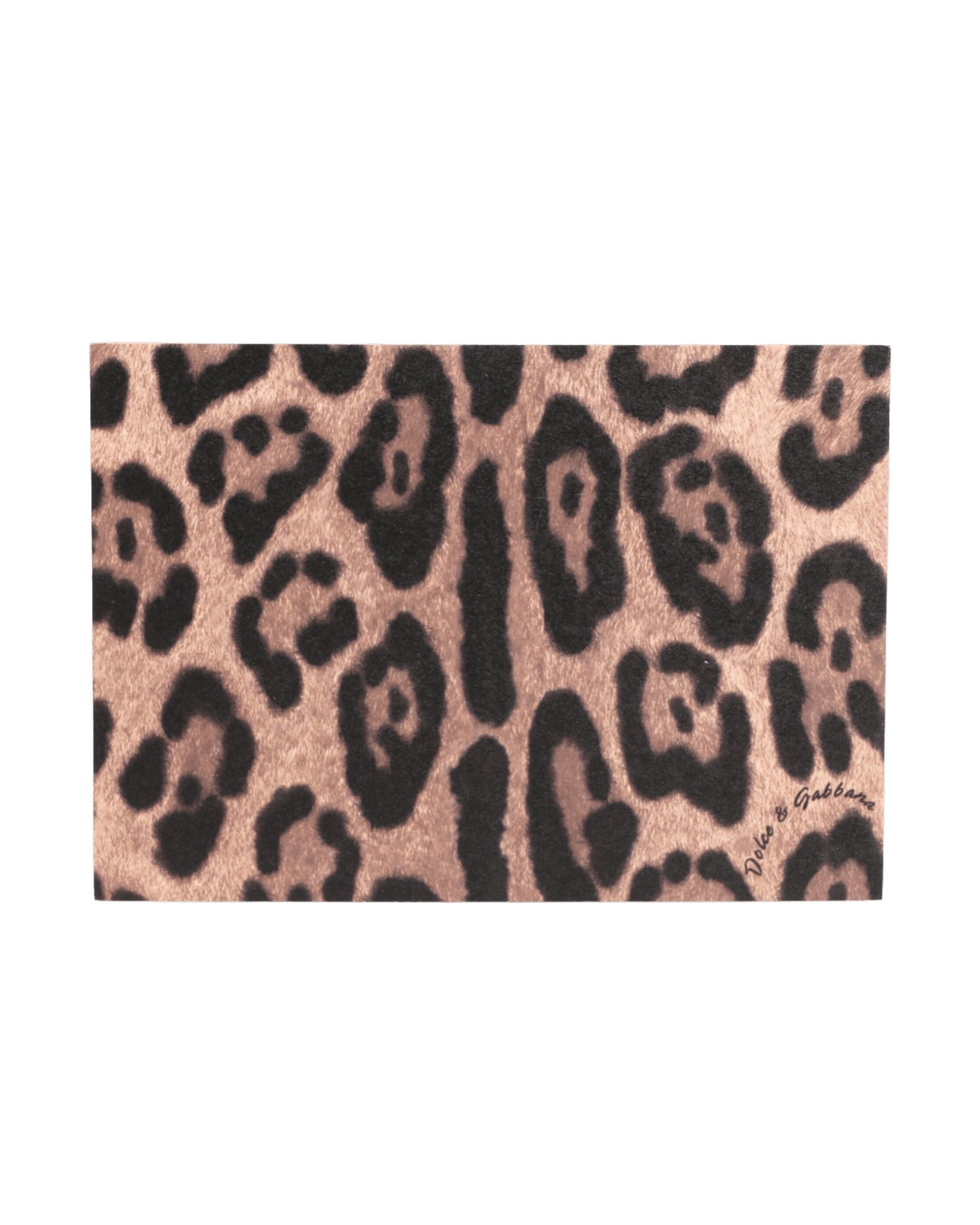 Dolce & Gabbana Multicolor Leopard Print Envelope Paper Post Card Holder Glam Steals