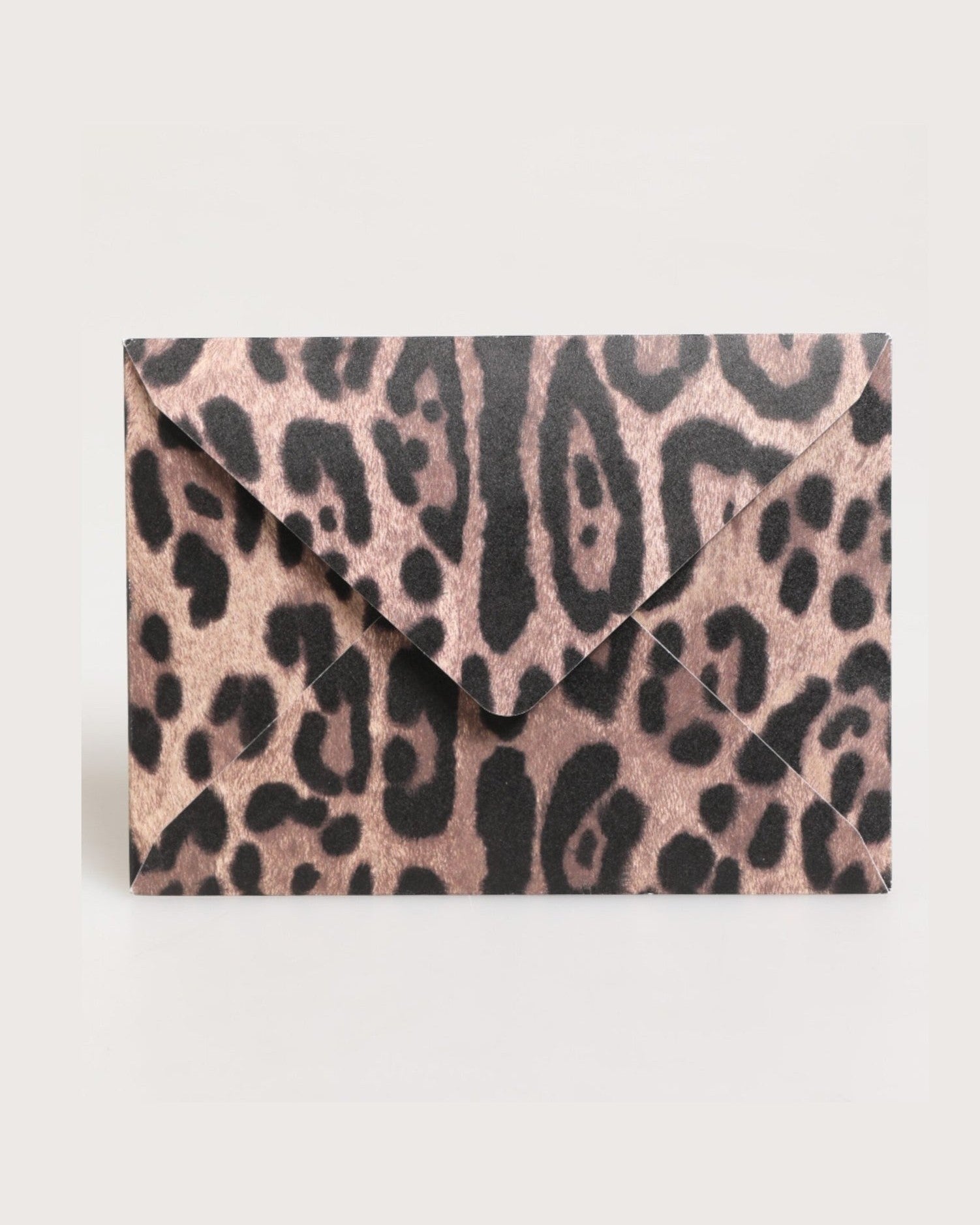 Dolce & Gabbana Multicolor Leopard Print Envelope Paper Post Card Holder Glam Steals