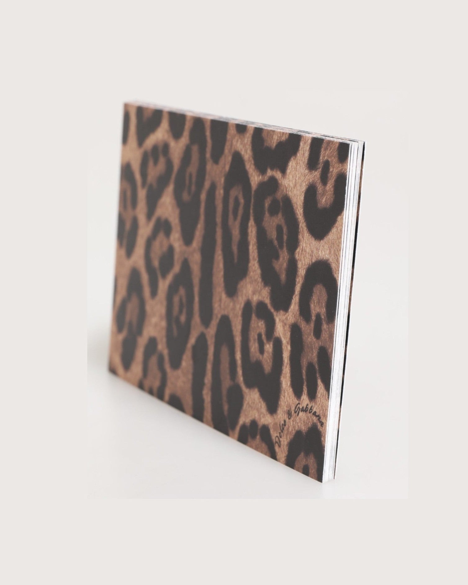 Dolce & Gabbana Multicolor Leopard Print Envelope Paper Post Card Holder Glam Steals