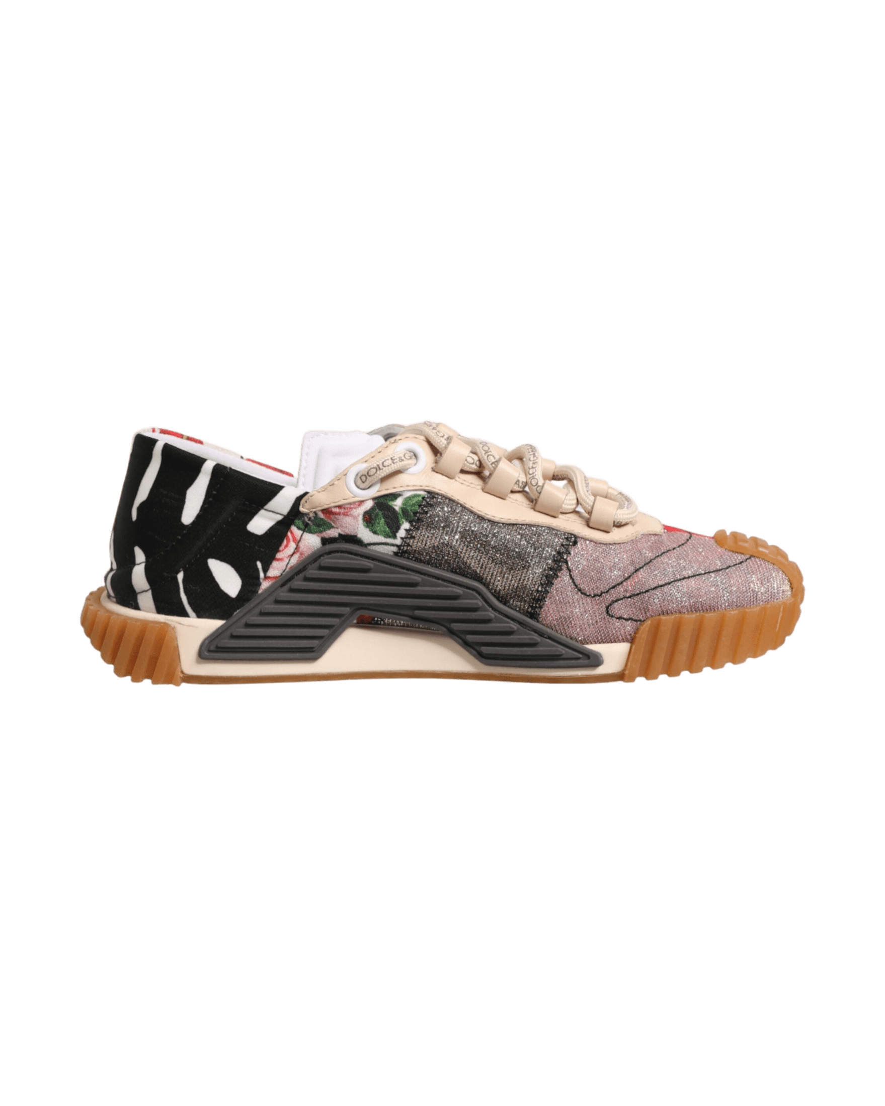 Dolce & Gabbana Multicolor Logo Low Top Ns1 Sneakers Shoes