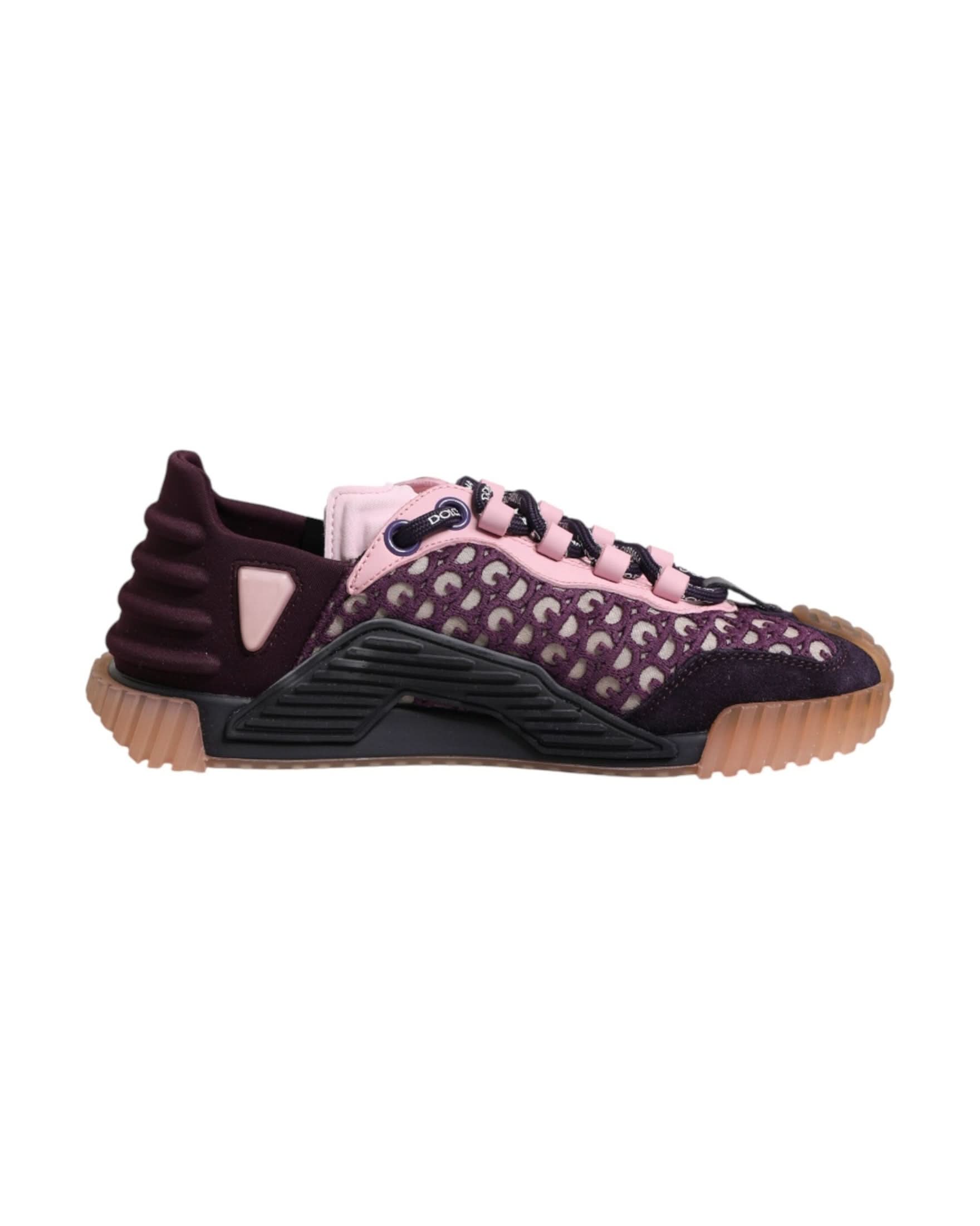 Dolce & Gabbana Multicolor Logo Low Top Ns1 Sneakers Shoes Sneakers