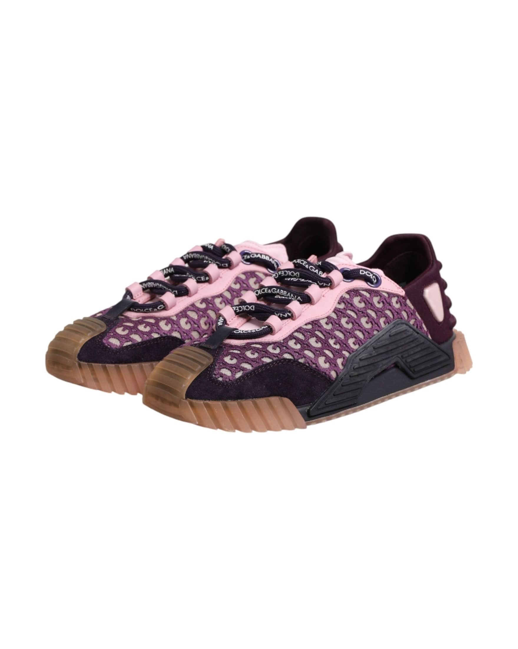 Dolce & Gabbana Multicolor Logo Low Top Ns1 Sneakers Shoes Sneakers