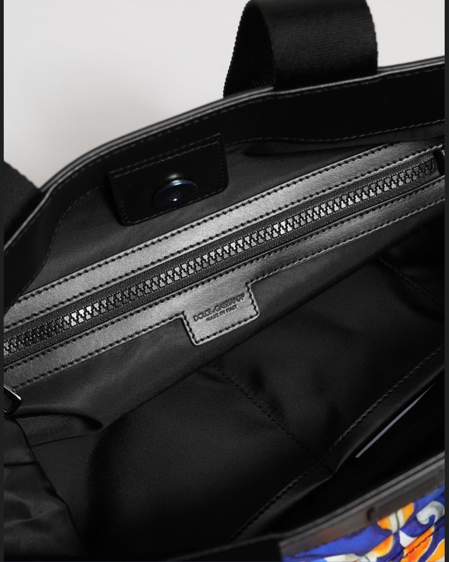 Dolce & Gabbana Multicolor Maiolica Print Tote Shoulder Strap Bag Glam Steals