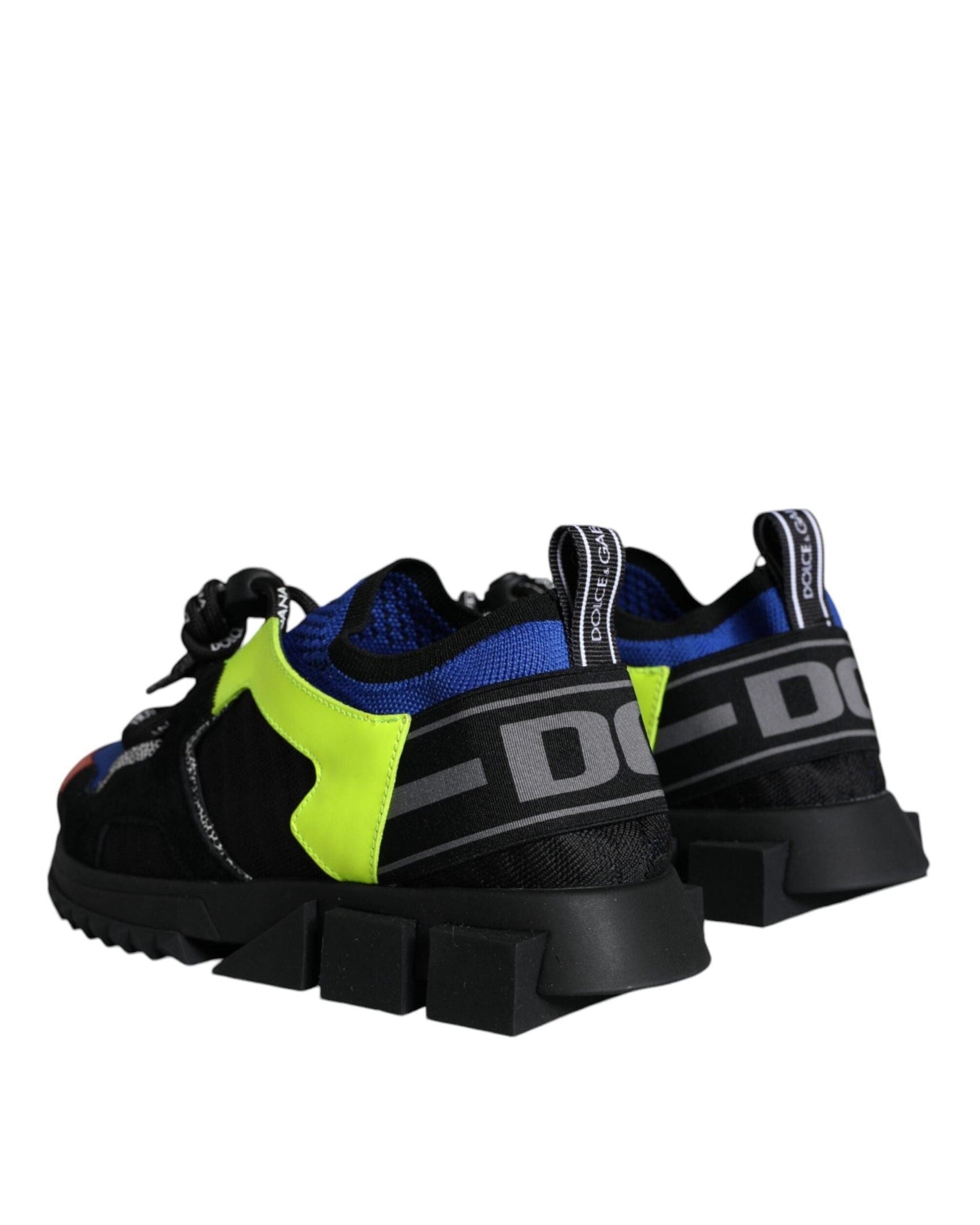 Dolce & Gabbana Multicolor Mesh Sorrento Trekking Shoes Sneakers