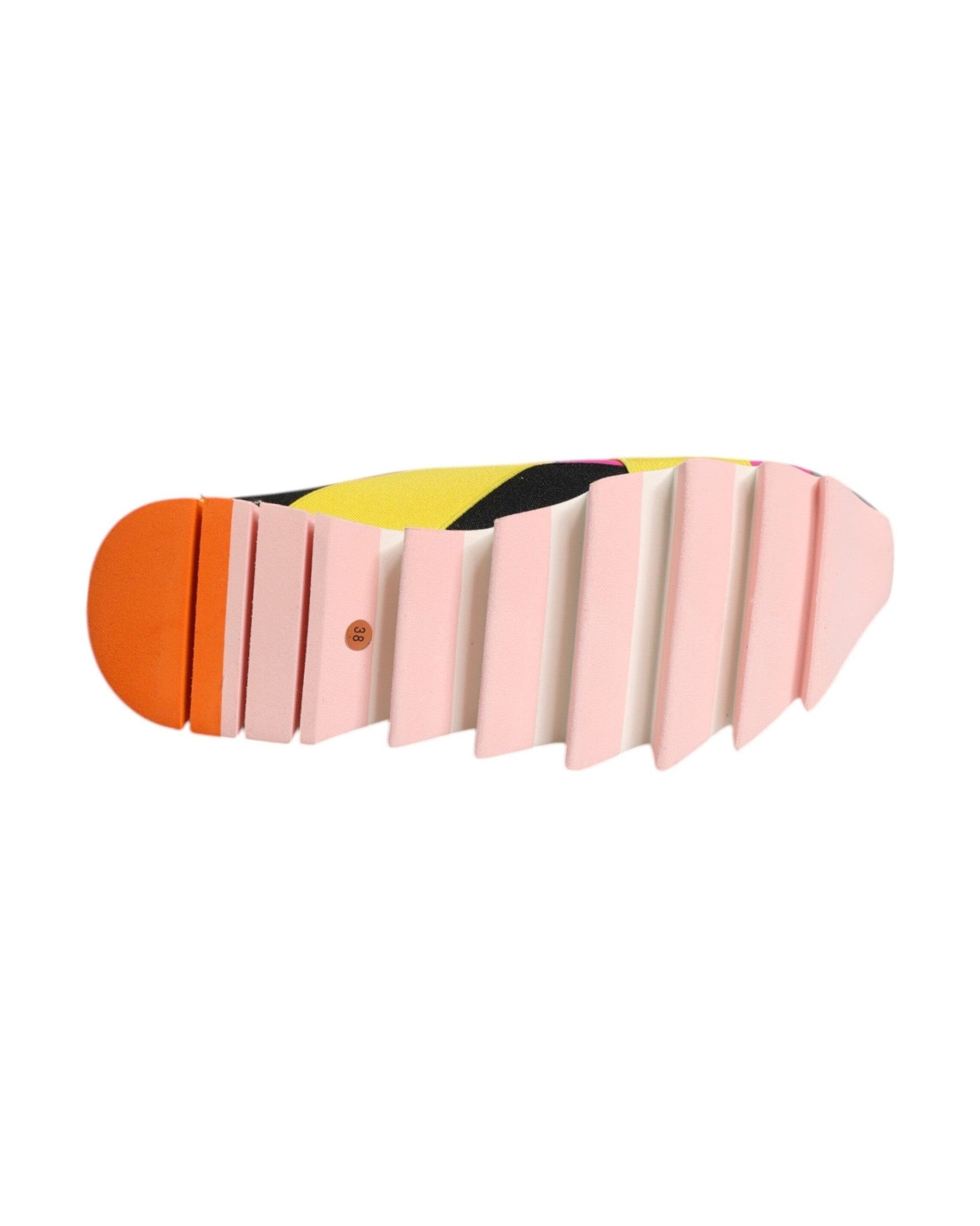 Dolce & Gabbana Multicolor Neoprene Elastic Ibiza Sneakers Shoes