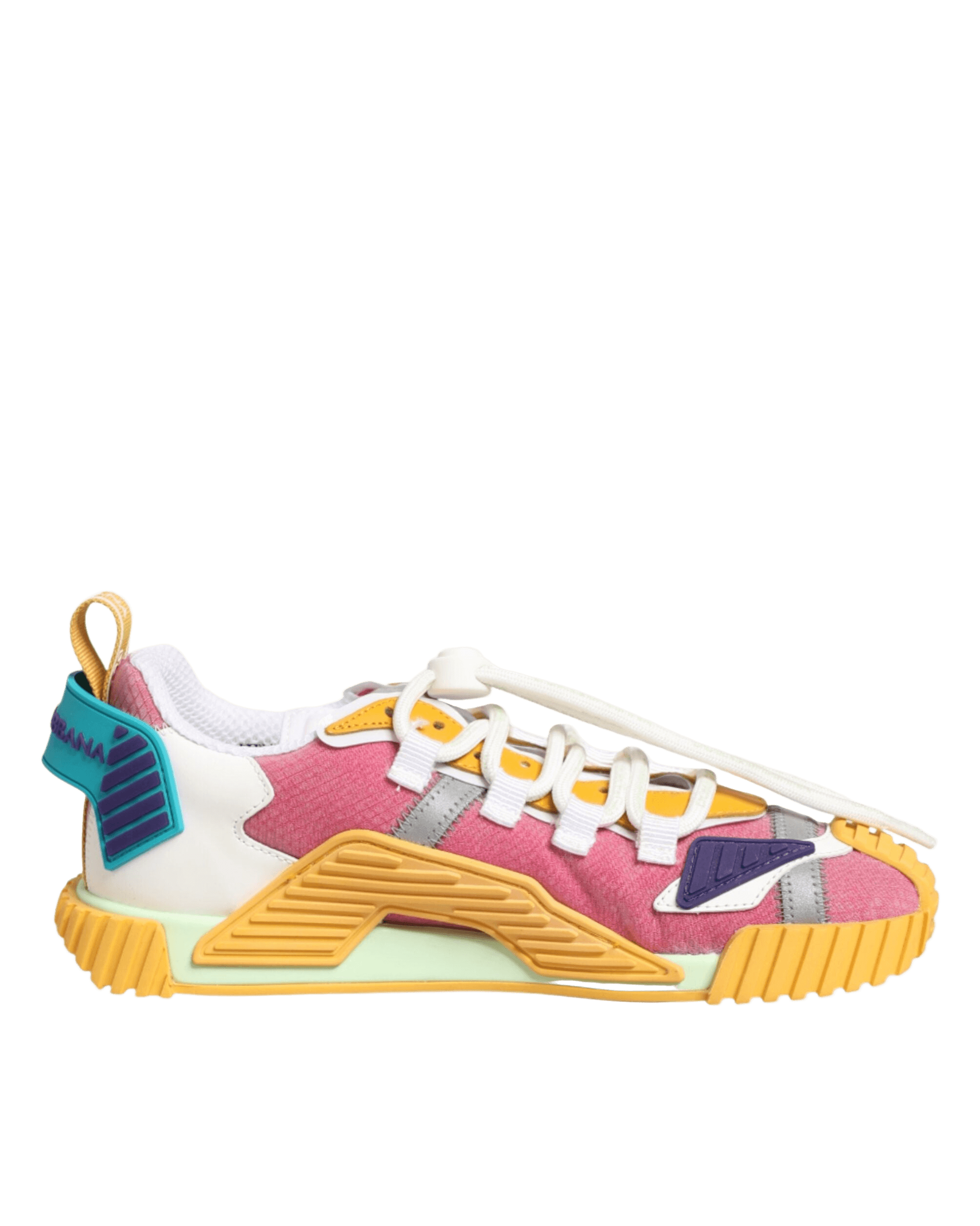 Dolce & Gabbana Multicolor Nylon Ns1 Low Top Sneakers Shoes Glam Steals