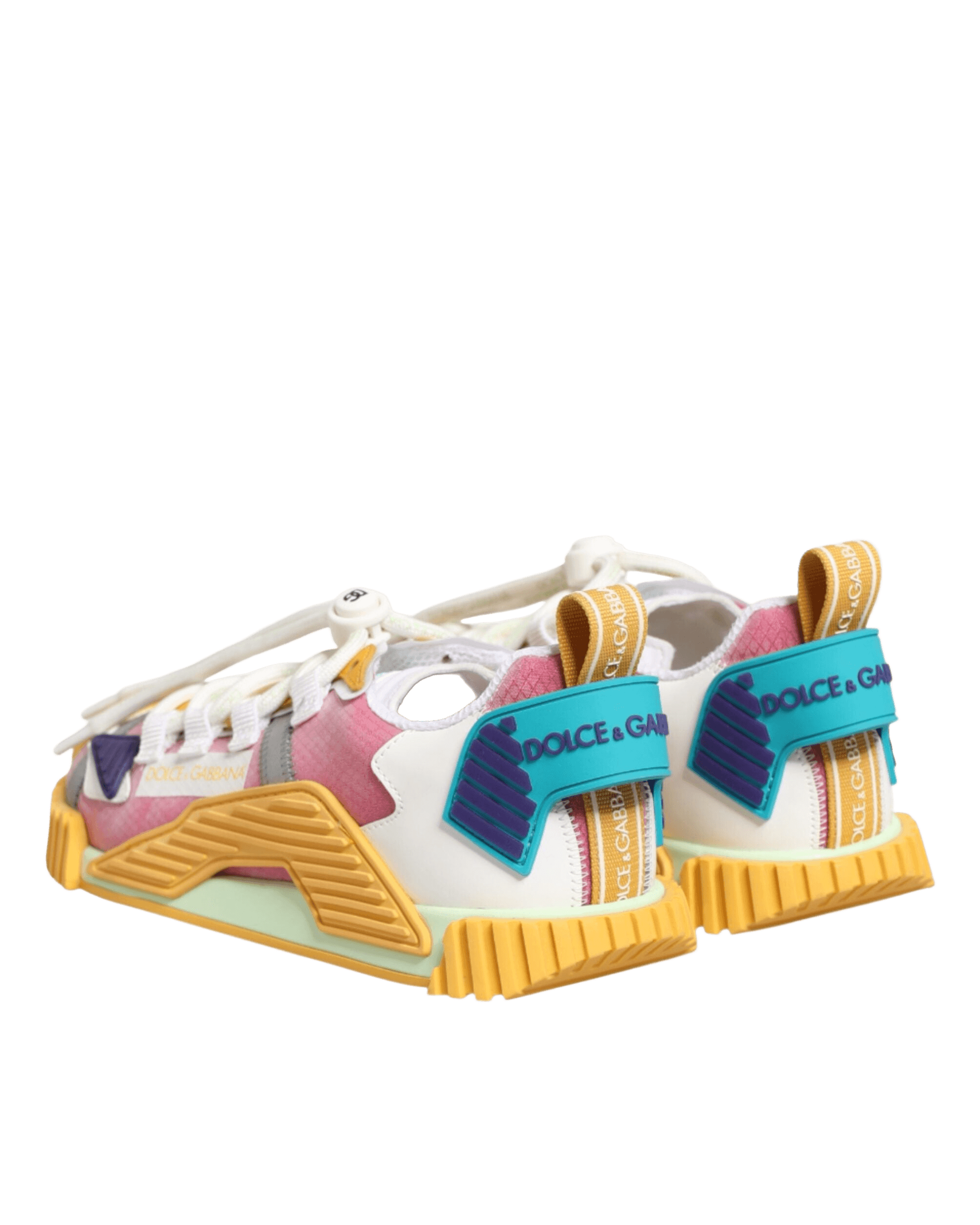 Dolce & Gabbana Multicolor Nylon Ns1 Low Top Sneakers Shoes Glam Steals