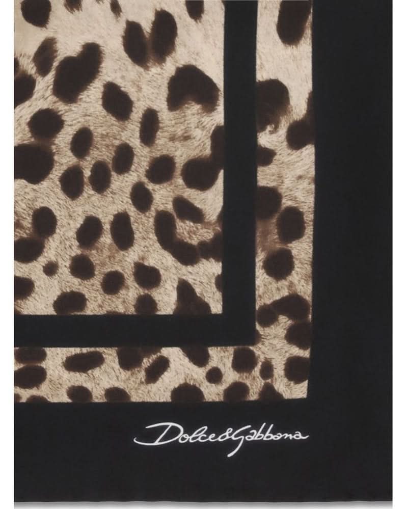 Dolce & Gabbana Multicolor Silk Scarf