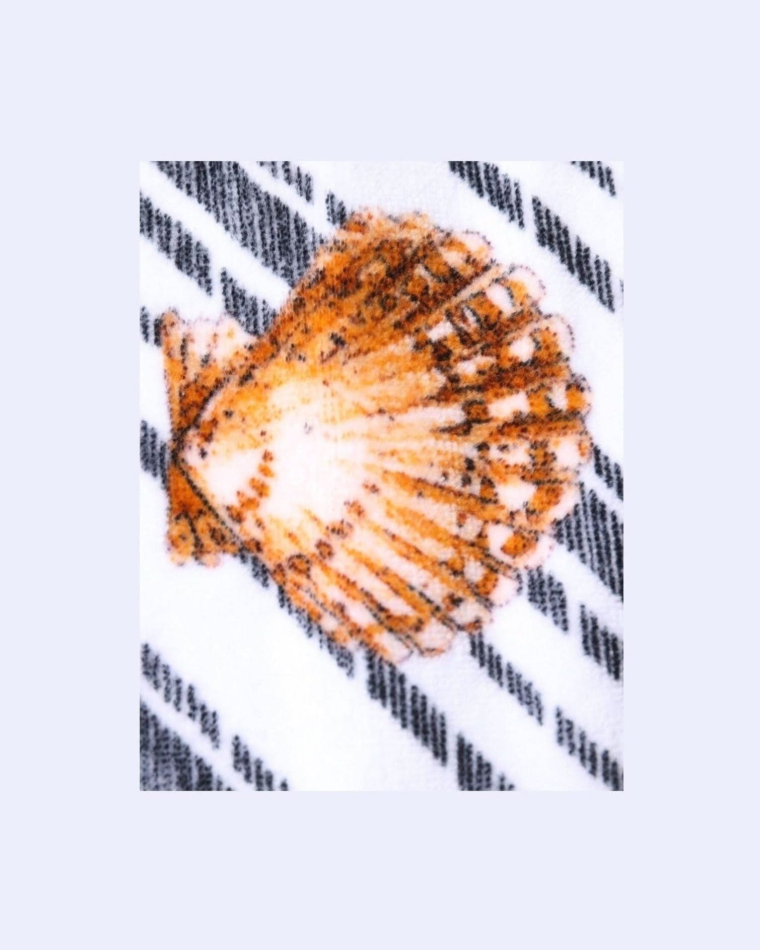 Dolce & Gabbana Multicolor Stripes Seashells Beach Towel Beach Towels