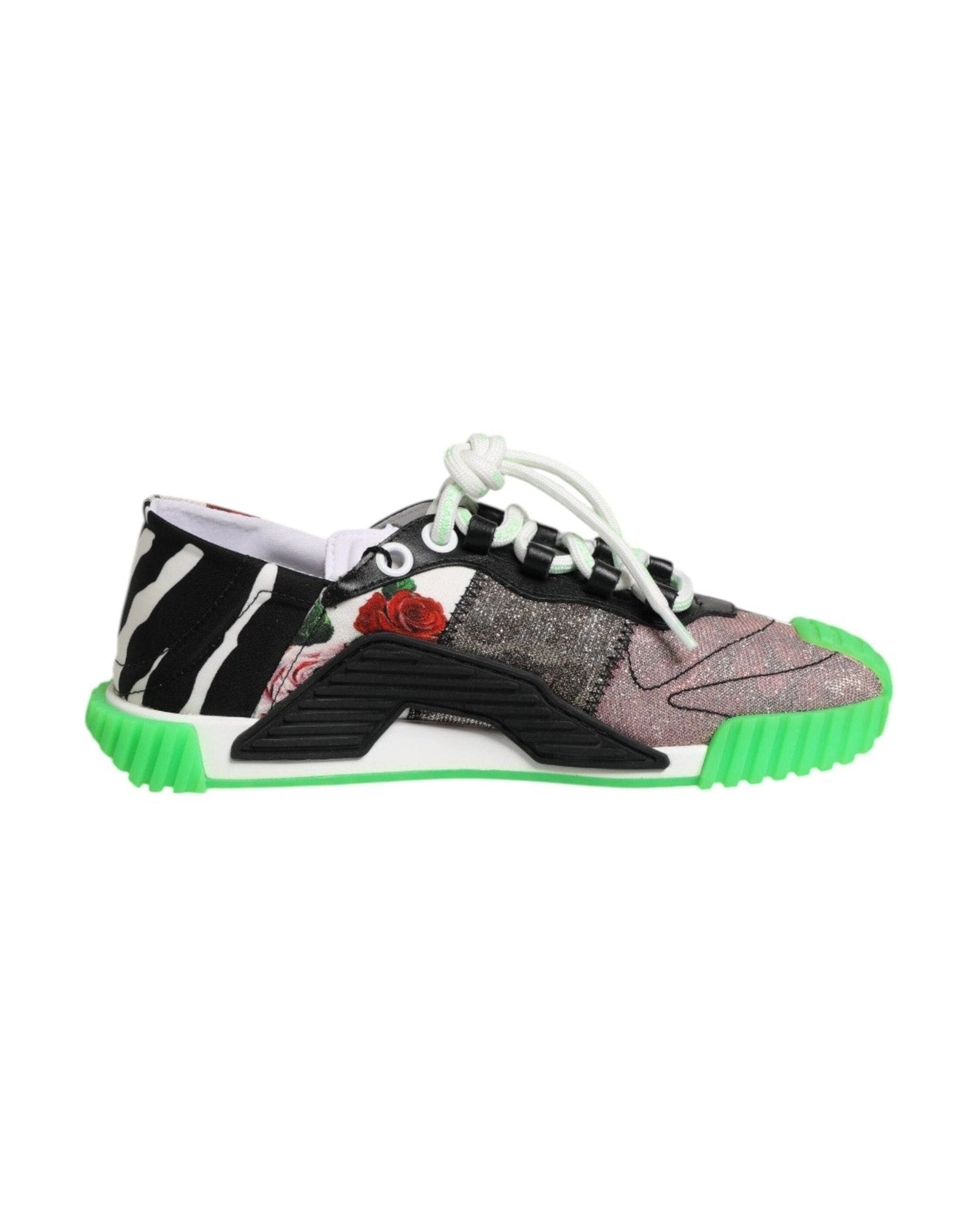 Dolce & Gabbana Multicor Dg Logo Leopard Cherry Sneaker Shoes Sneakers