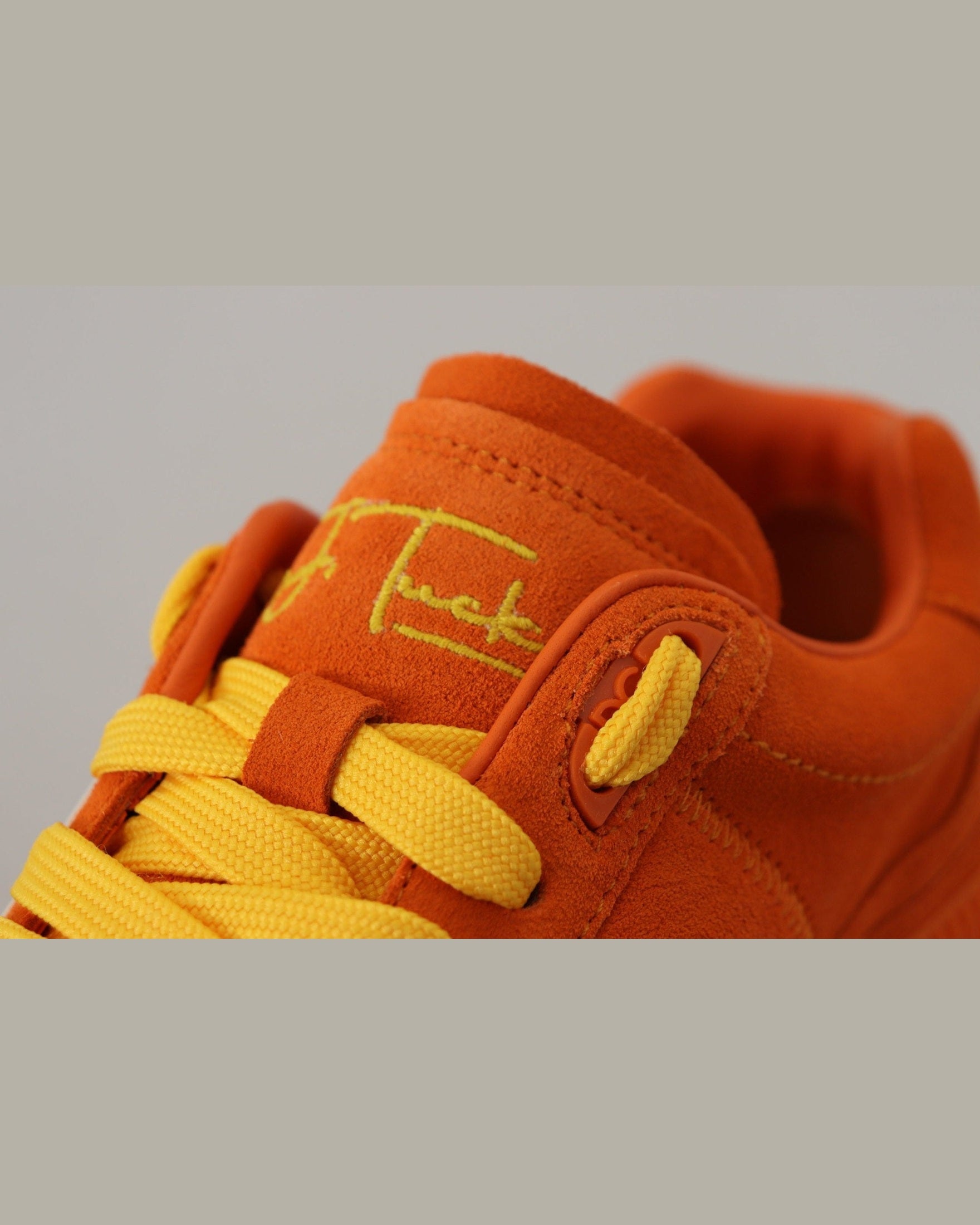 Dolce & Gabbana Orange Leather Pj Tucker Sneakers Sneakers