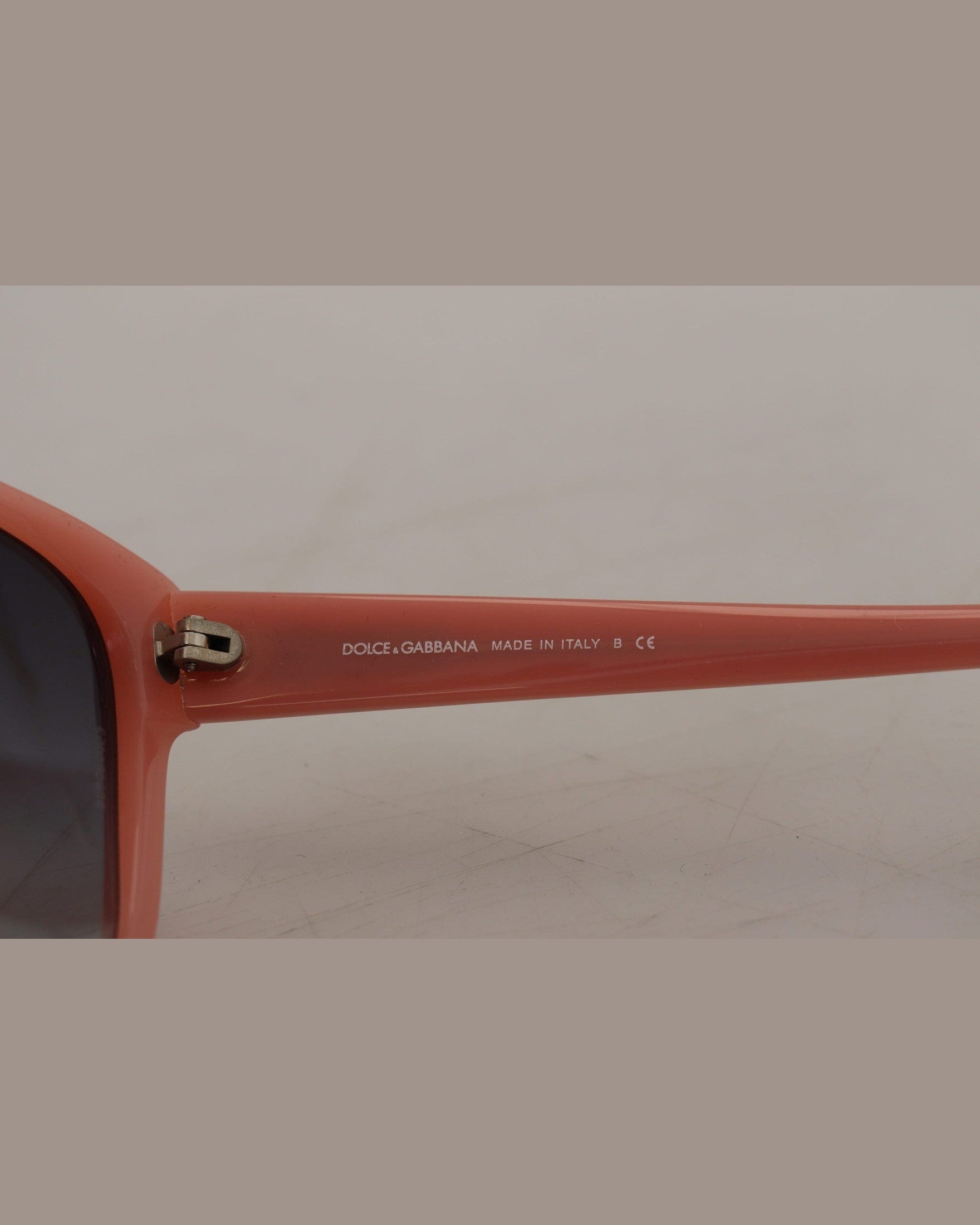 Dolce & Gabbana Pink Acetate Frame Stars Embellishment Sunglasses Sunglasses