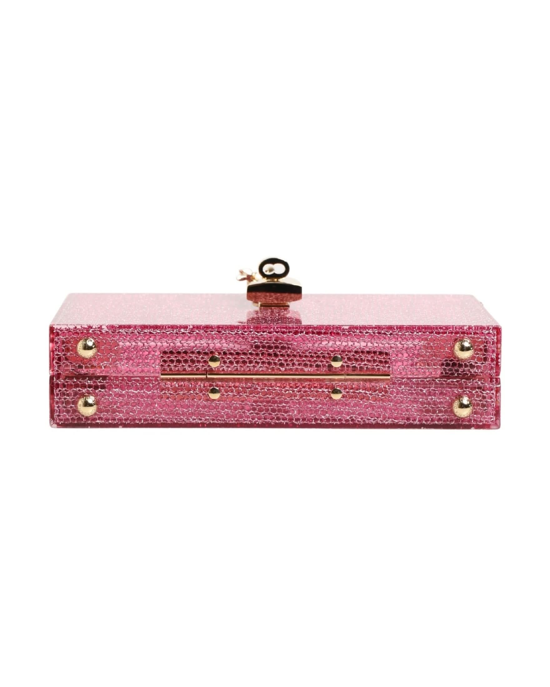 Dolce & Gabbana Pink Box Clutch Glam Steals