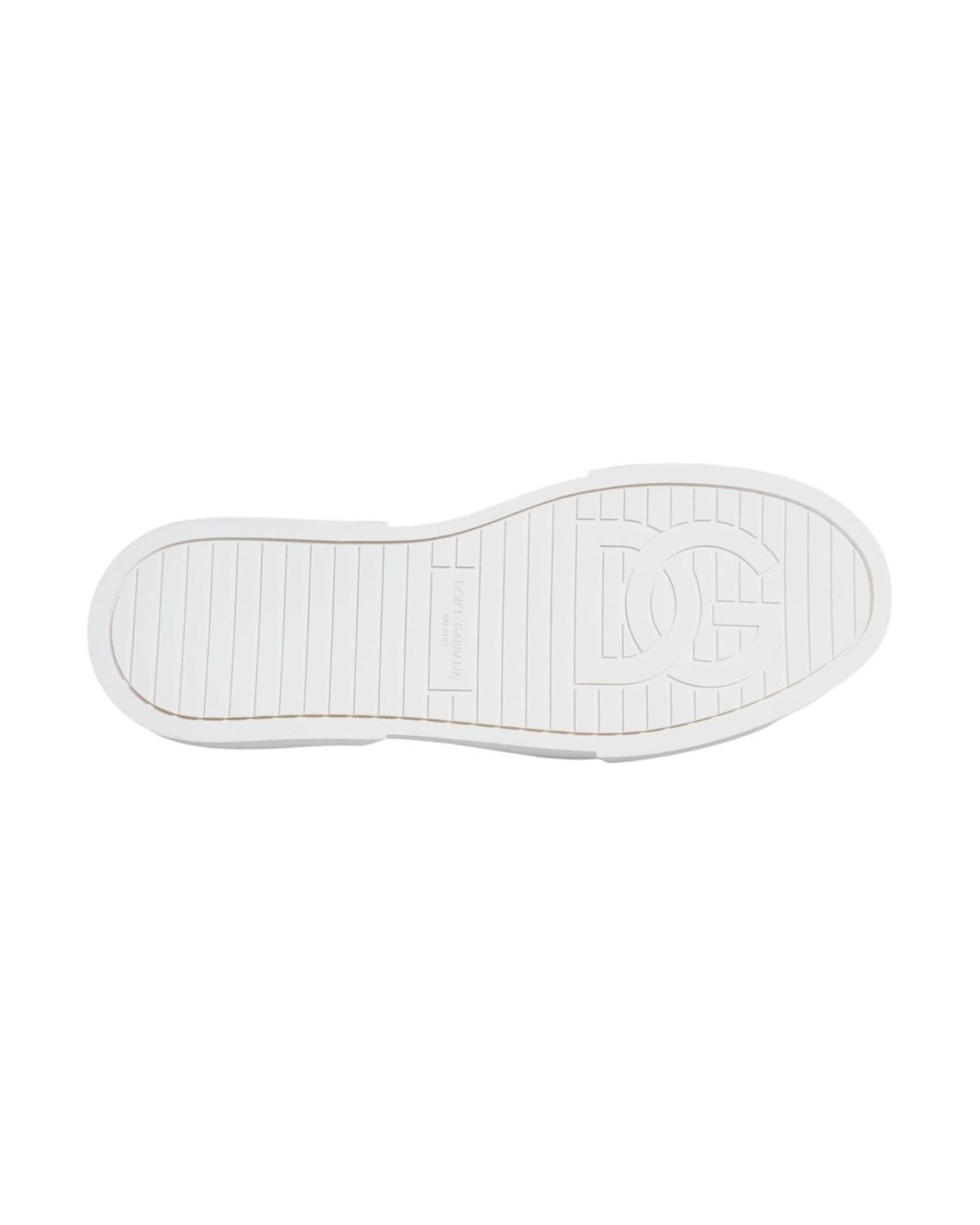 Dolce & Gabbana Pink Canvas Logo Low Top Sneakers Shoes Sneakers