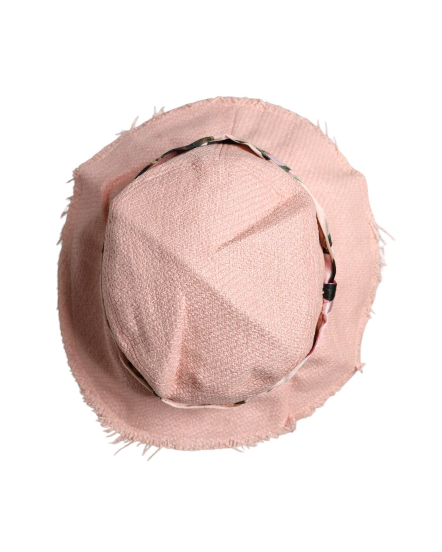 Dolce & Gabbana Pink Cotton Wide Brim Bucket Hat Glam Steals