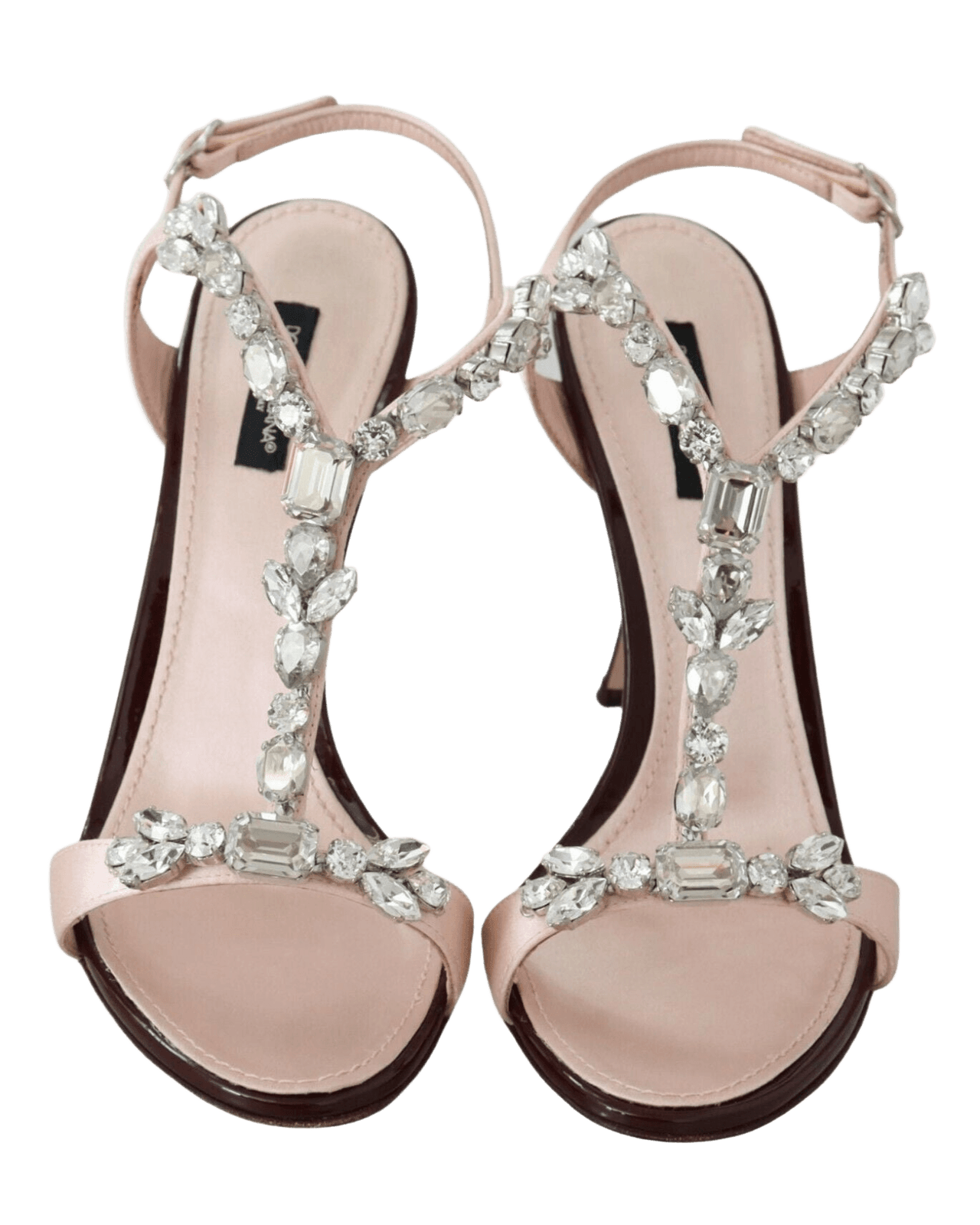 Dolce & Gabbana Pink Crystals Heels Keira Sandals Glam Steals