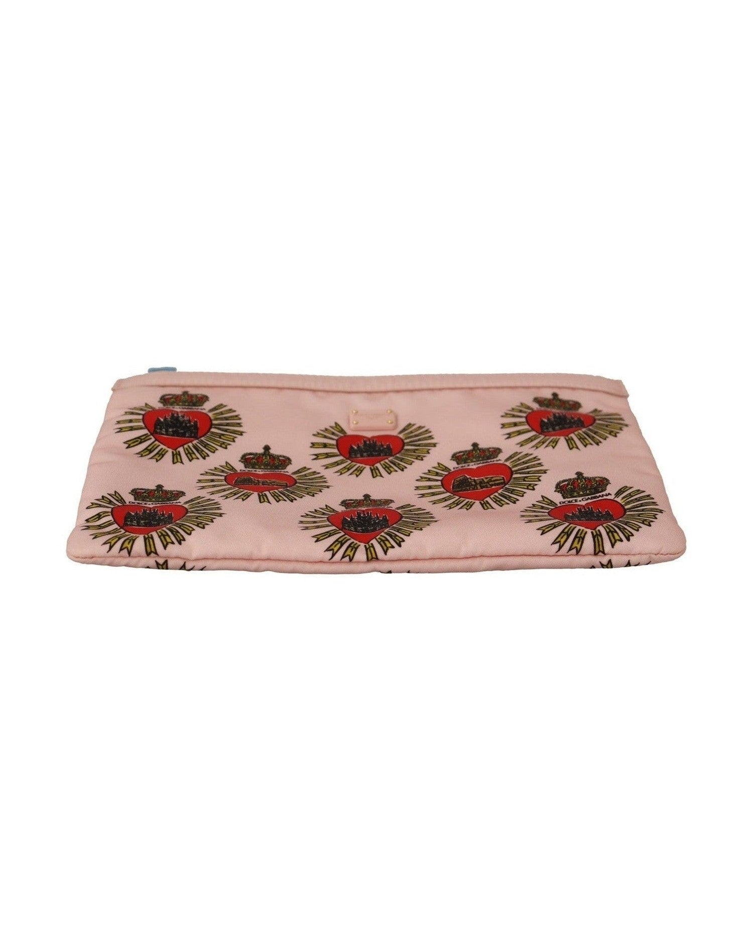 Dolce & Gabbana Pink Elegant Heart Clutch Wallet Glam Steals