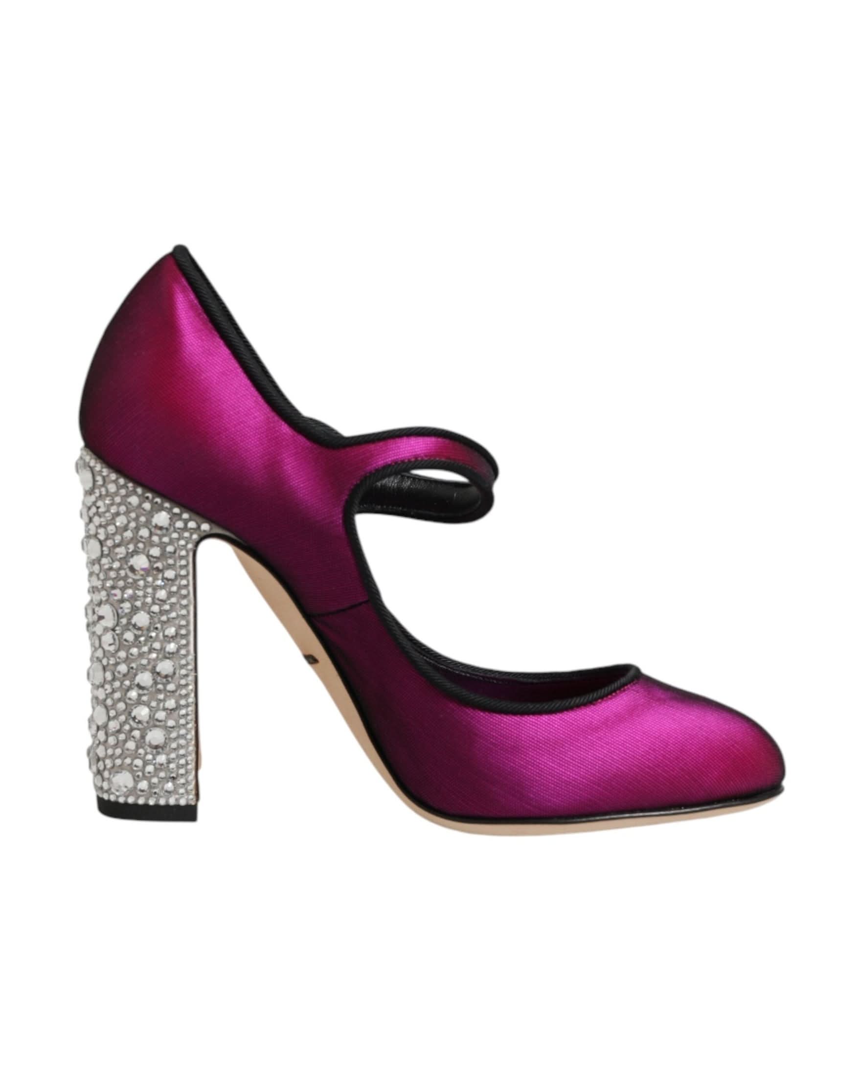 Dolce & Gabbana Pink Embellished High Heels Pumps Shoes Heels