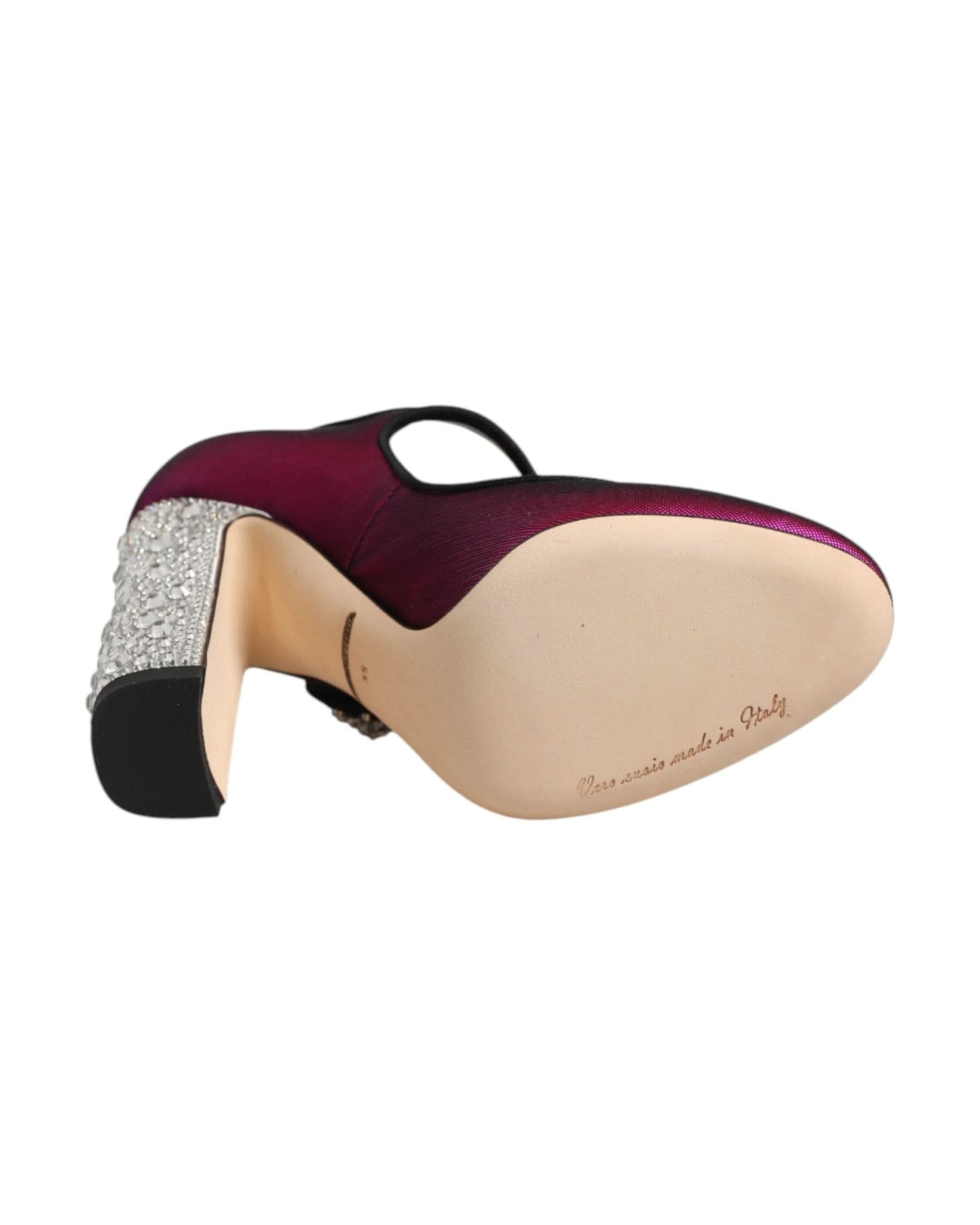 Dolce & Gabbana Pink Embellished High Heels Pumps Shoes Heels