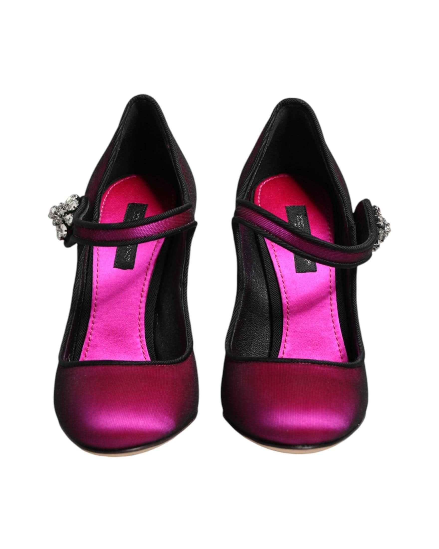 Dolce & Gabbana Pink Embellished High Heels Pumps Shoes Heels