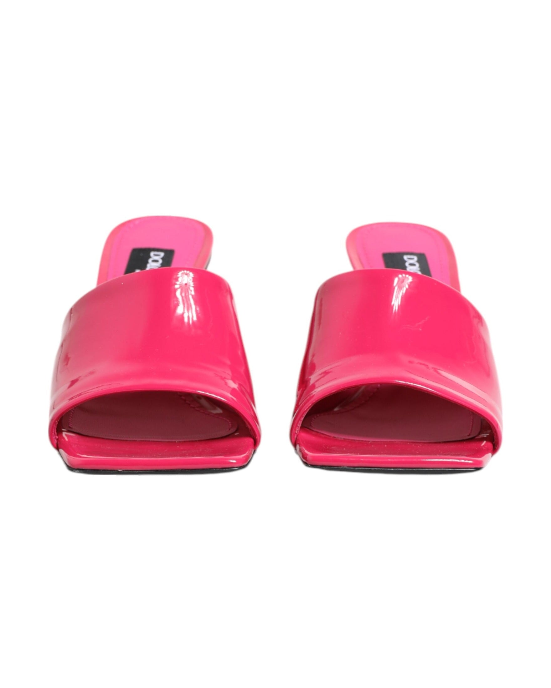 Dolce & Gabbana Pink Open Toe Block Heel Mules Sandals Shoes Glam Steals