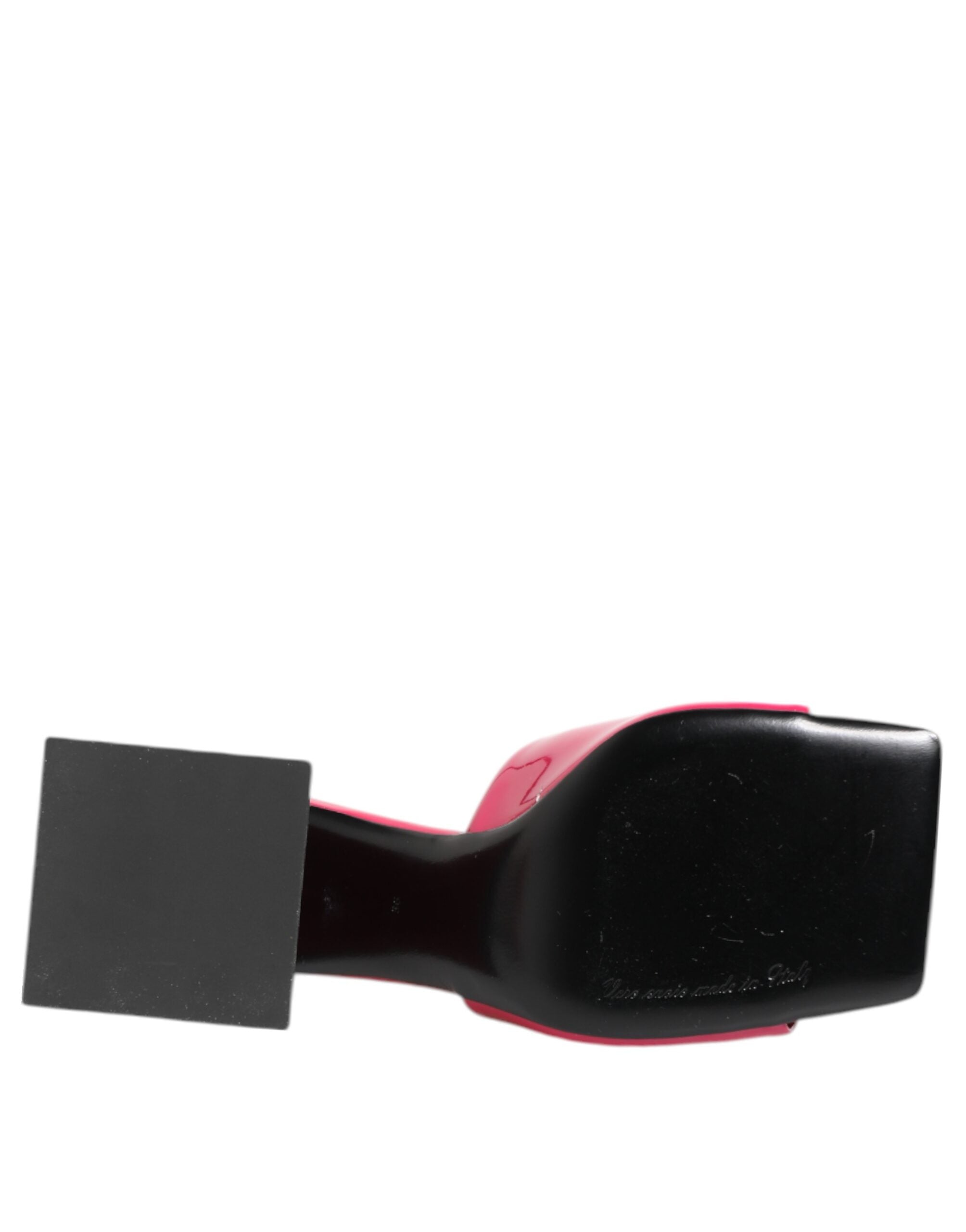 Dolce & Gabbana Pink Open Toe Block Heel Mules Sandals Shoes Glam Steals
