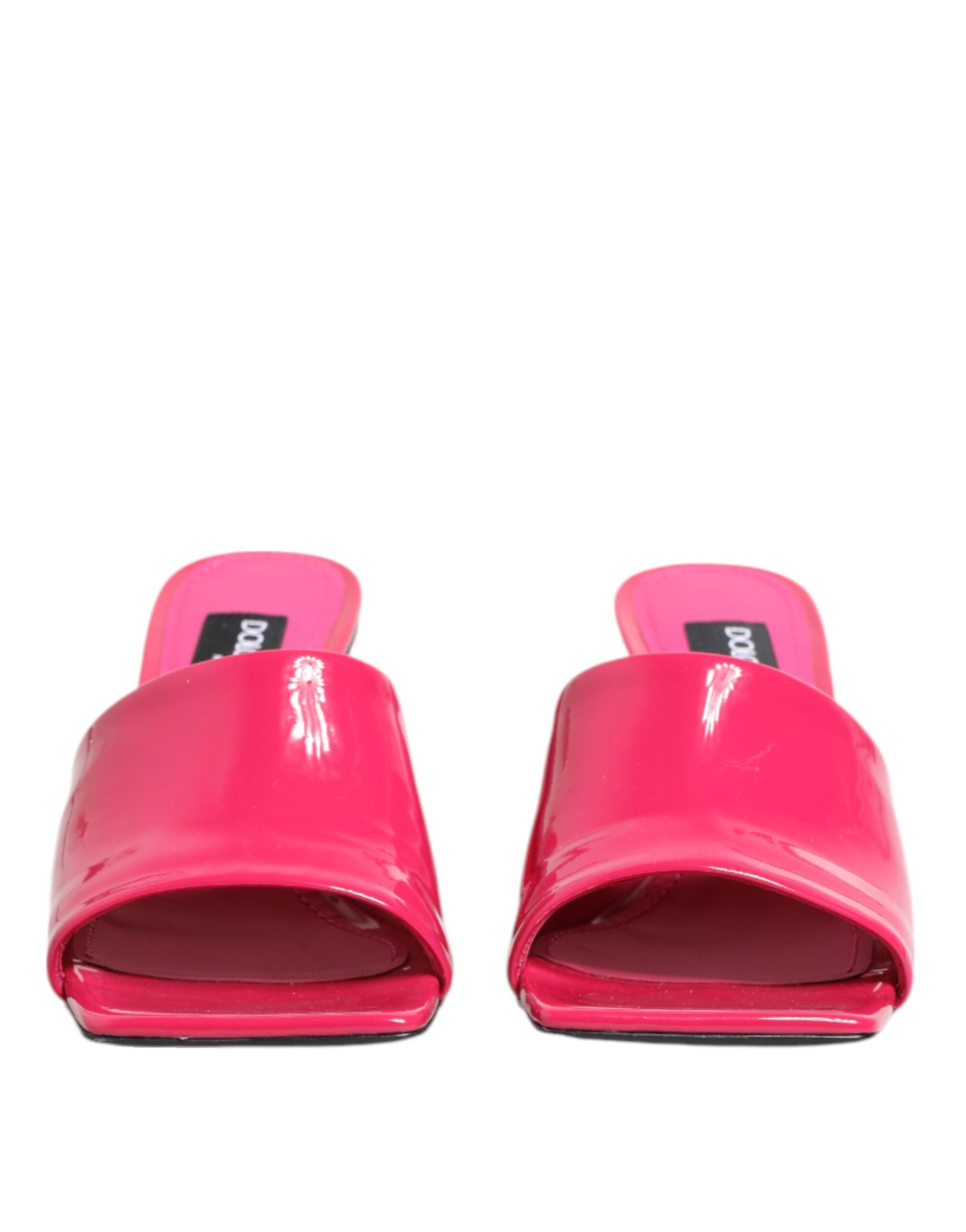 Dolce & Gabbana Pink Open Toe Block Heel Mules Sandals Shoes Glam Steals