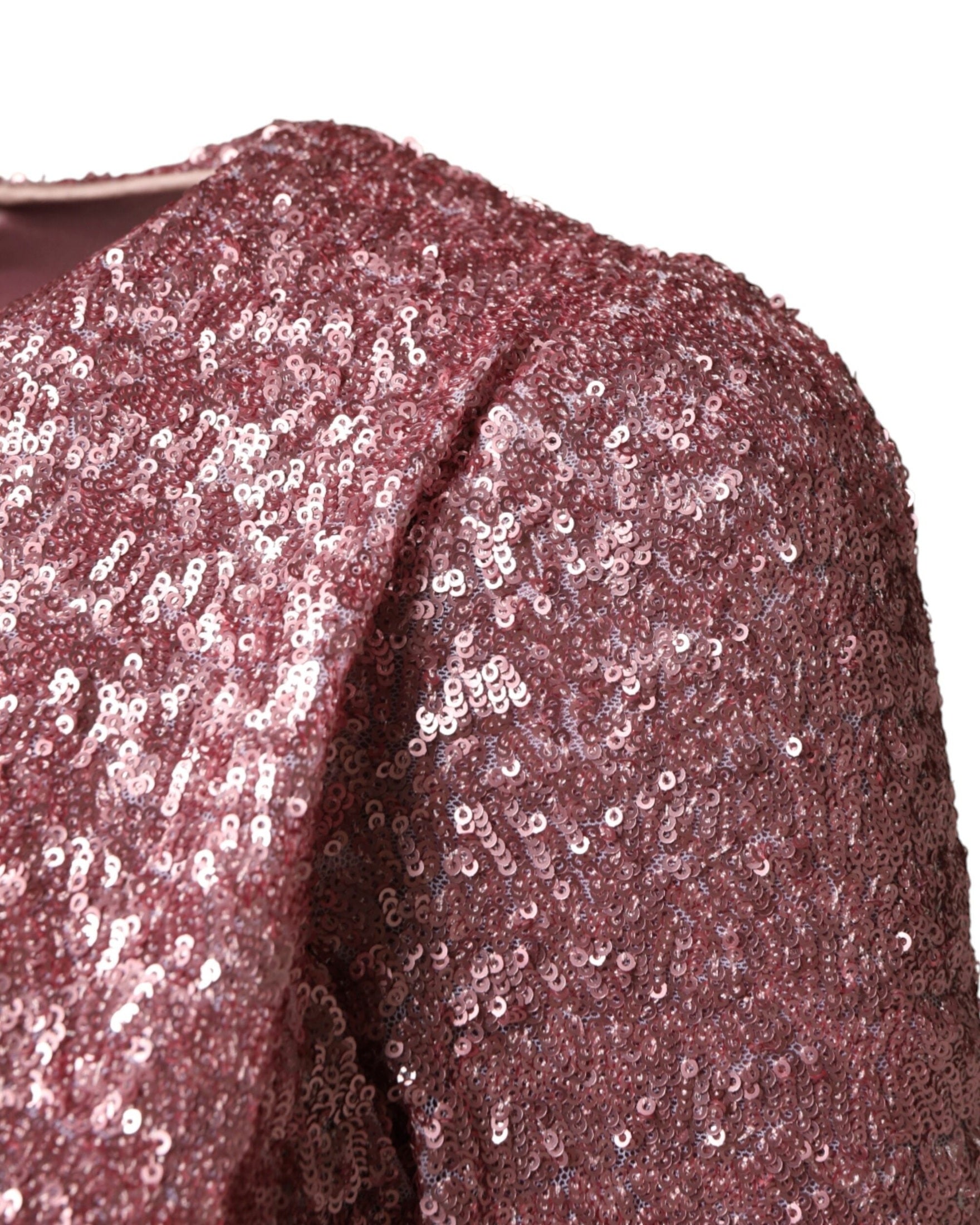 Dolce & Gabbana Pink Sequinned Mermaid Long Gown Dress Glam Steals