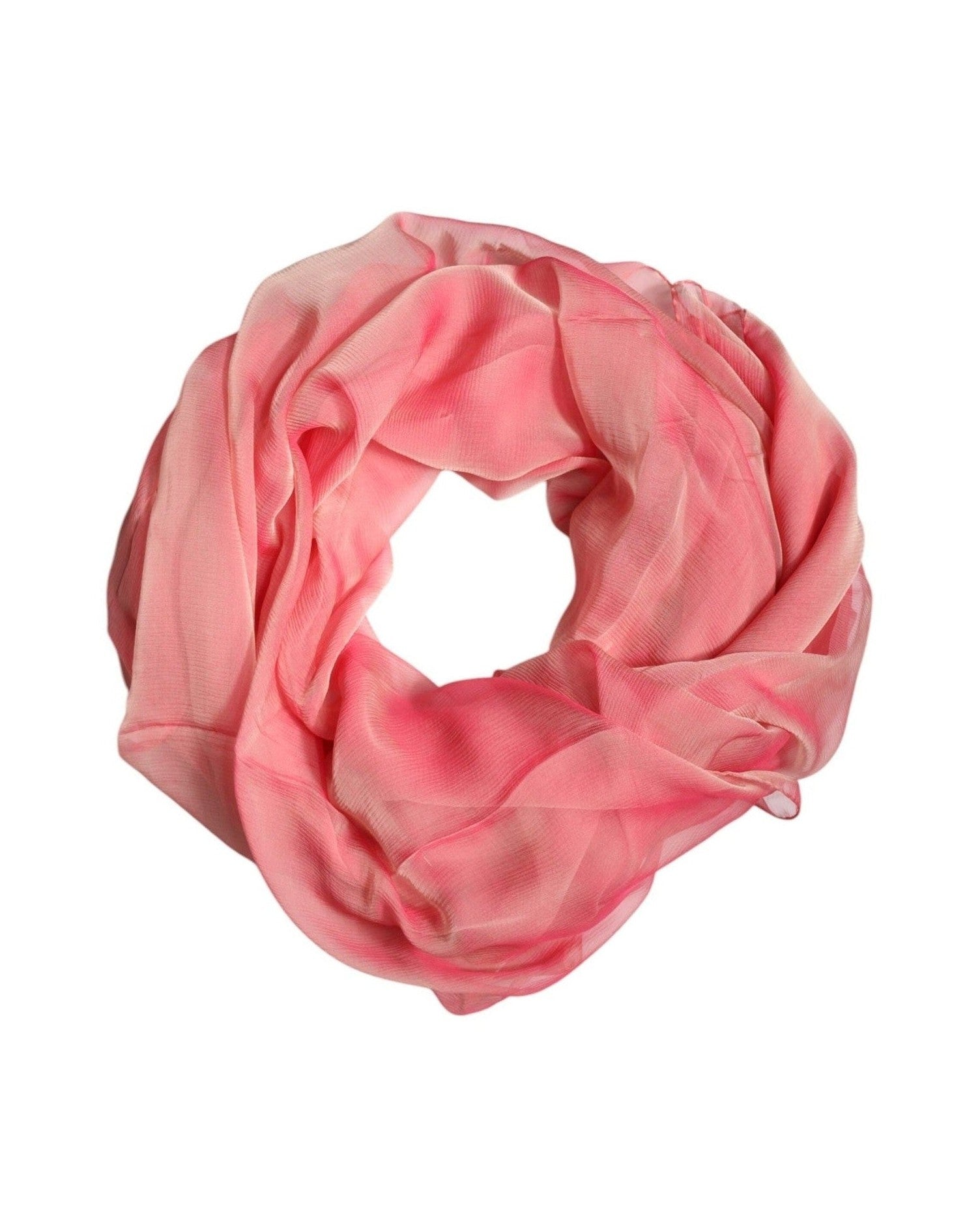 Dolce & Gabbana Pink Silk Rectangle Women Wrap Shawl Scarf Glam Steals