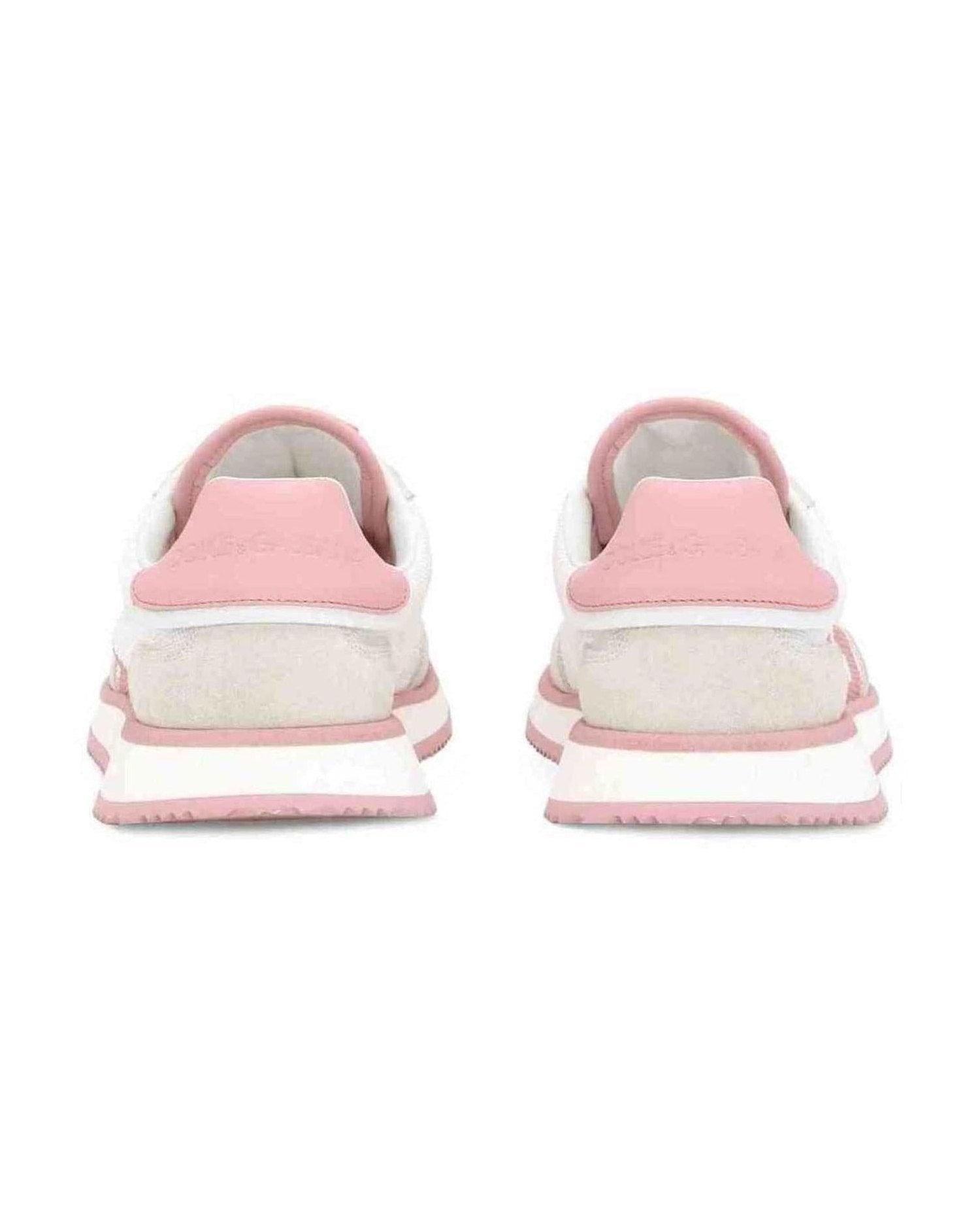 Dolce & Gabbana Pink Sneakers Glam Steals