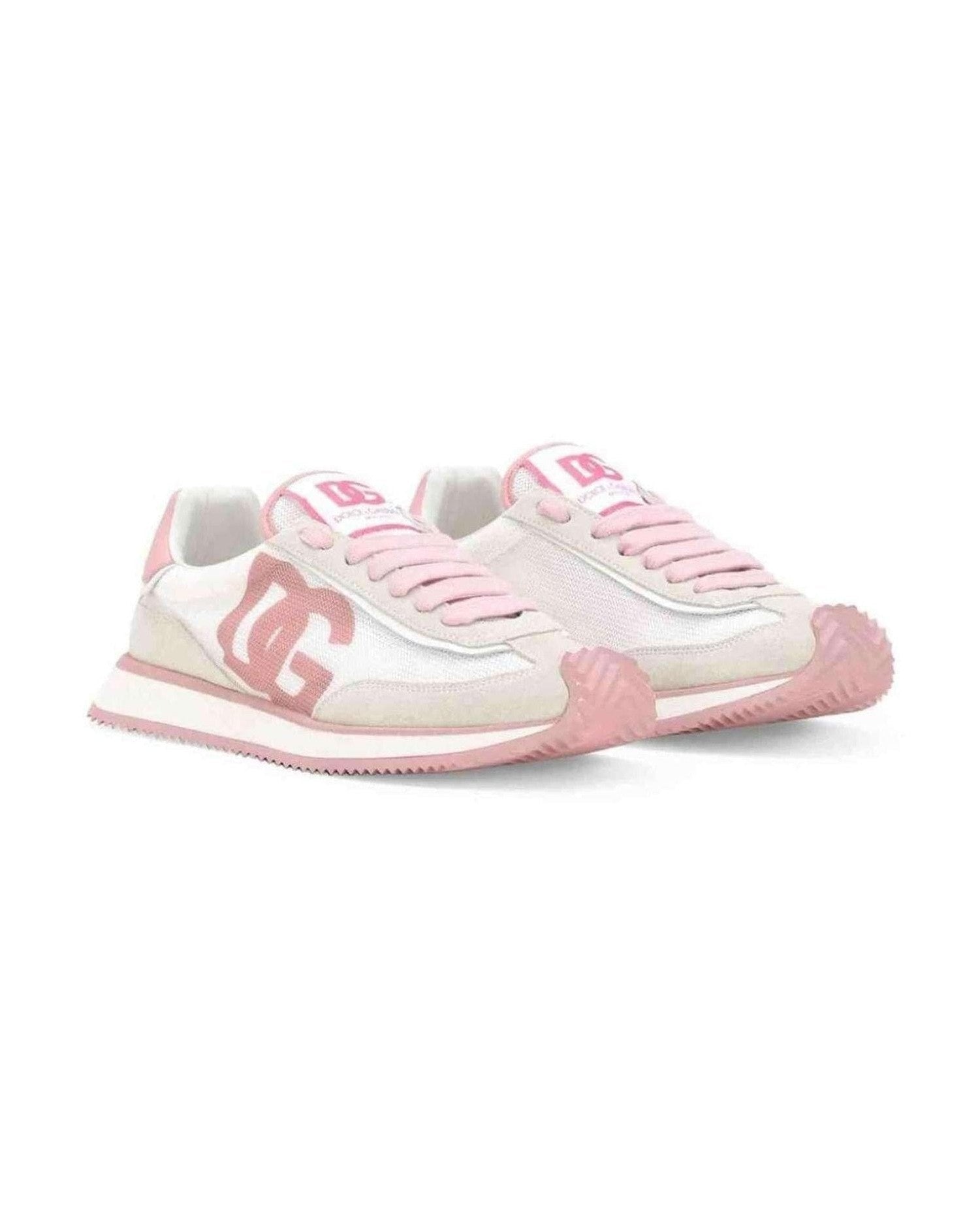 Dolce & Gabbana Pink Sneakers Glam Steals