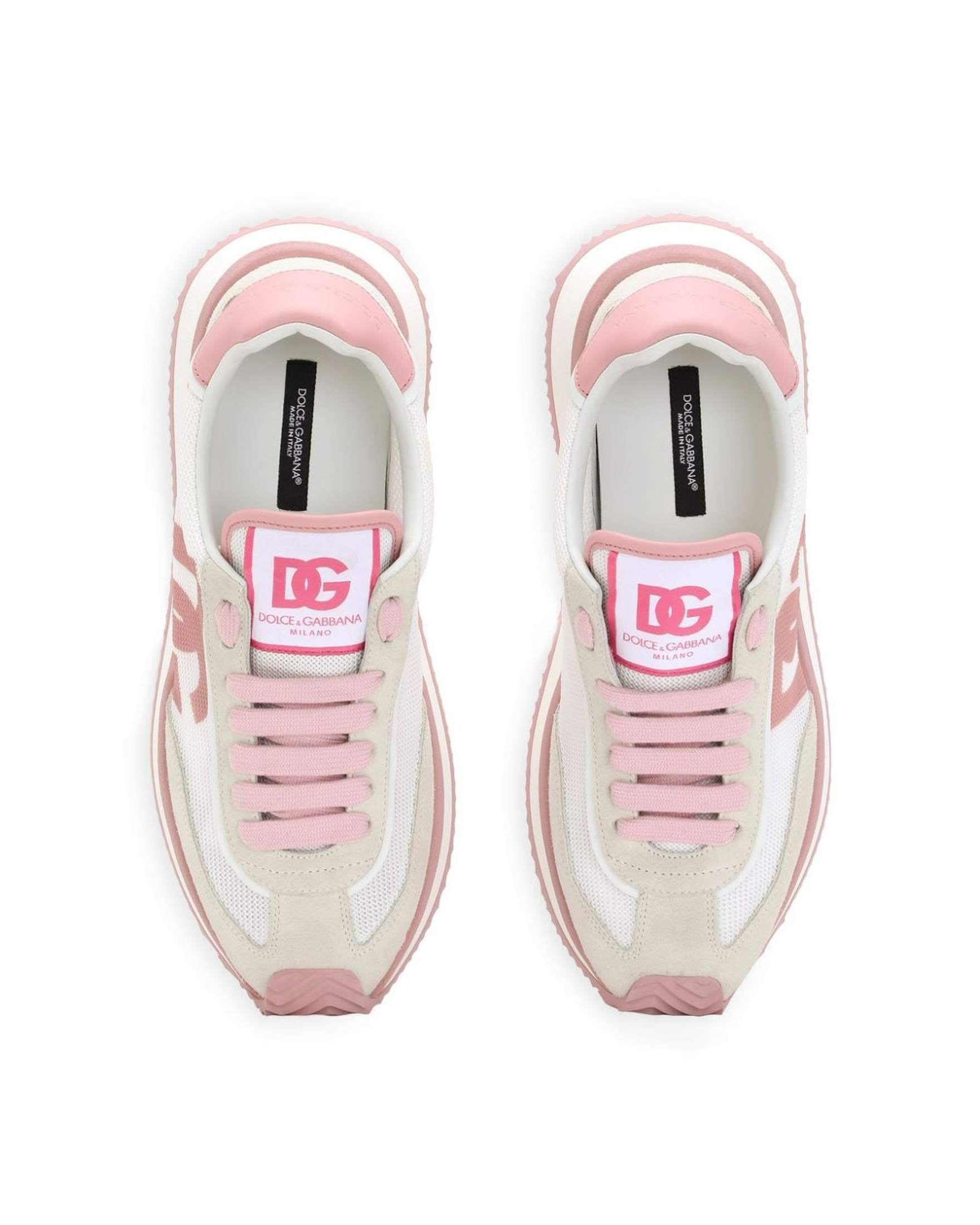 Dolce & Gabbana Pink Sneakers Glam Steals
