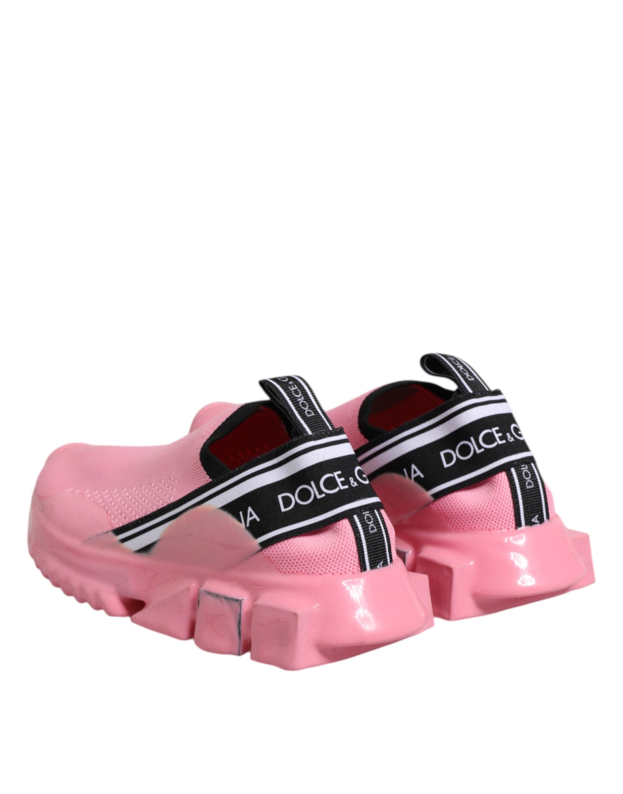 Dolce & Gabbana Pink Sorrento Low Top Women Sneakers Shoes Glam Steals