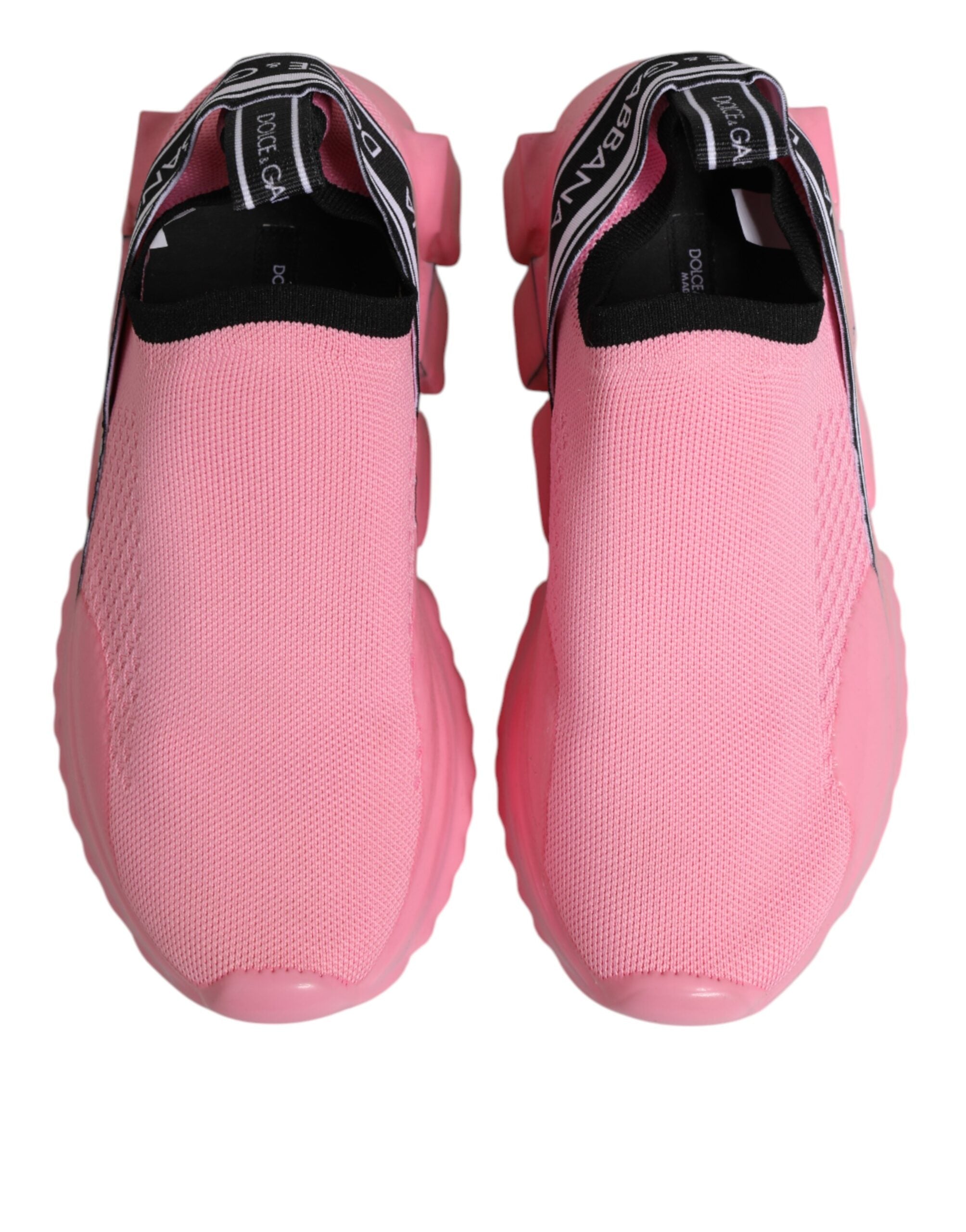 Dolce & Gabbana Pink Sorrento Low Top Women Sneakers Shoes Glam Steals