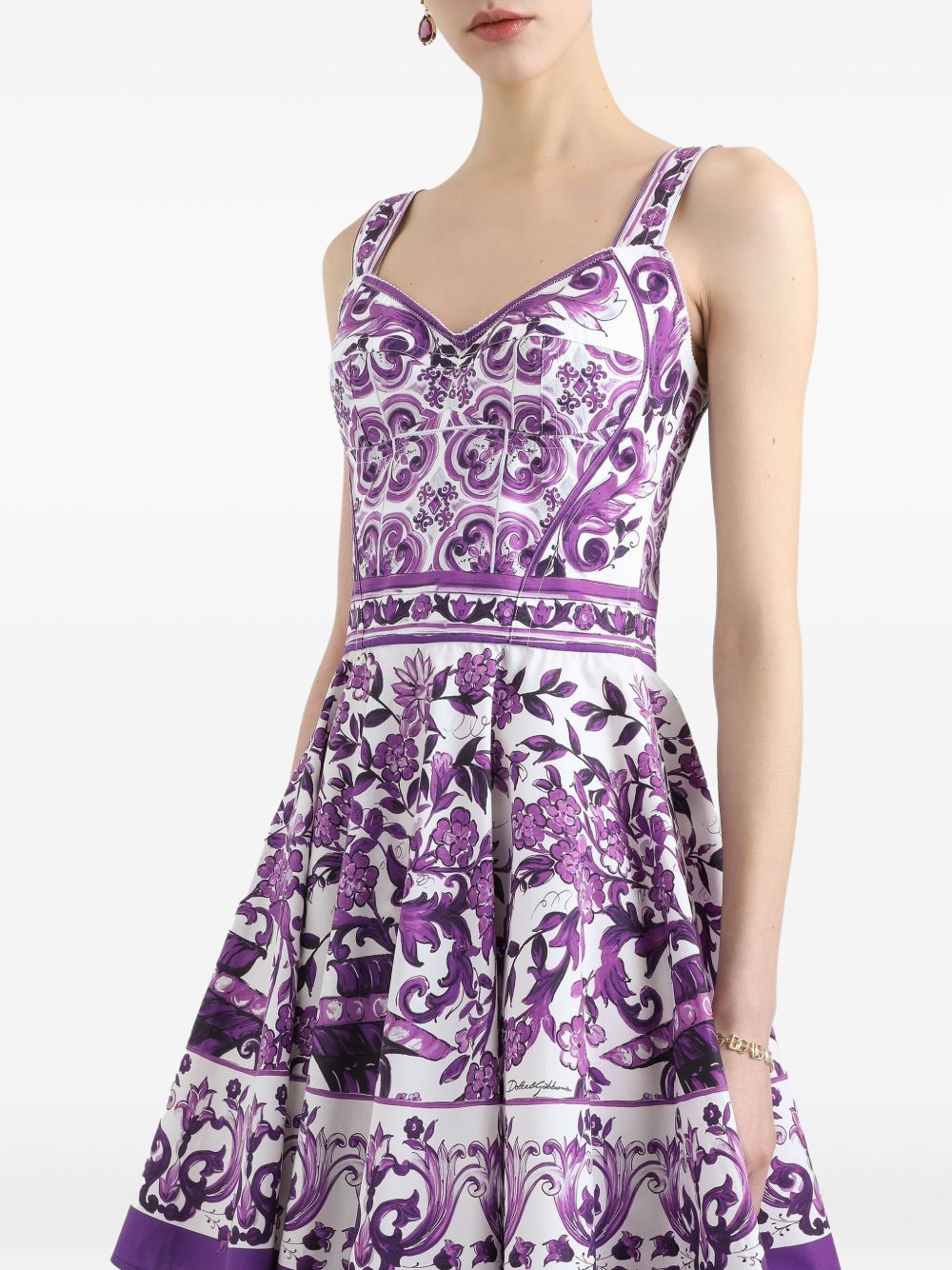 Dolce & Gabbana Purple Dress Glam Steals