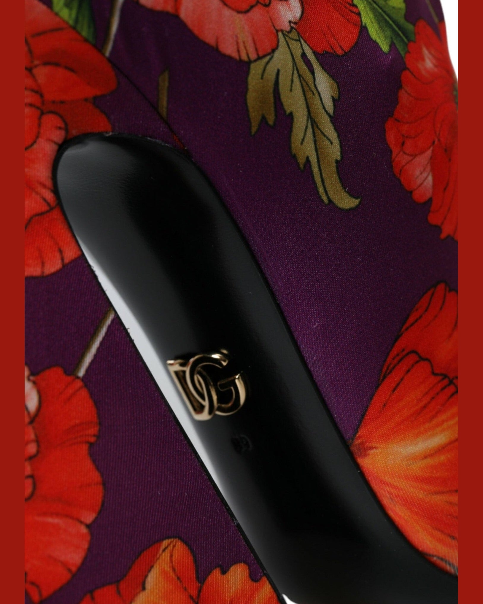 Dolce & Gabbana Purple Floral Jersey Stretch Boots Shoes Glam Steals