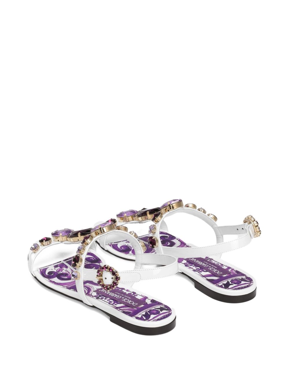 Dolce & Gabbana Purple Sandals Glam Steals