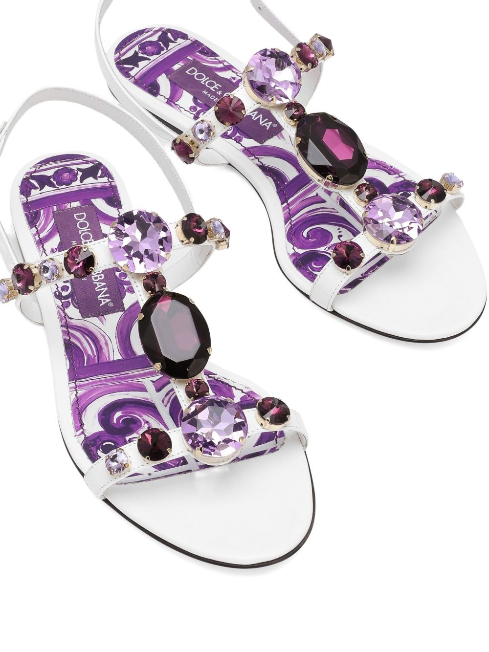Dolce & Gabbana Purple Sandals Glam Steals