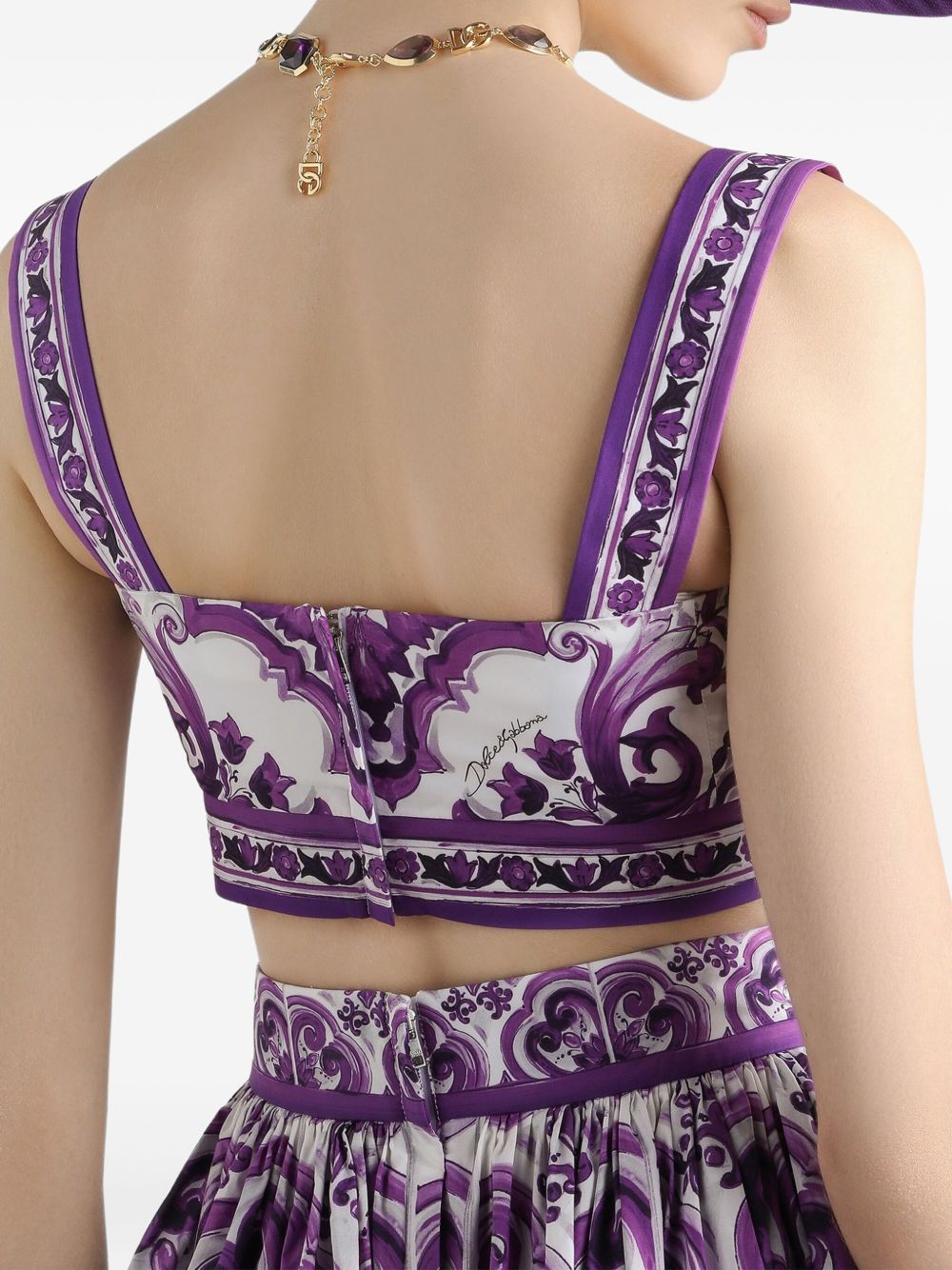 Dolce & Gabbana Purple Top Glam Steals