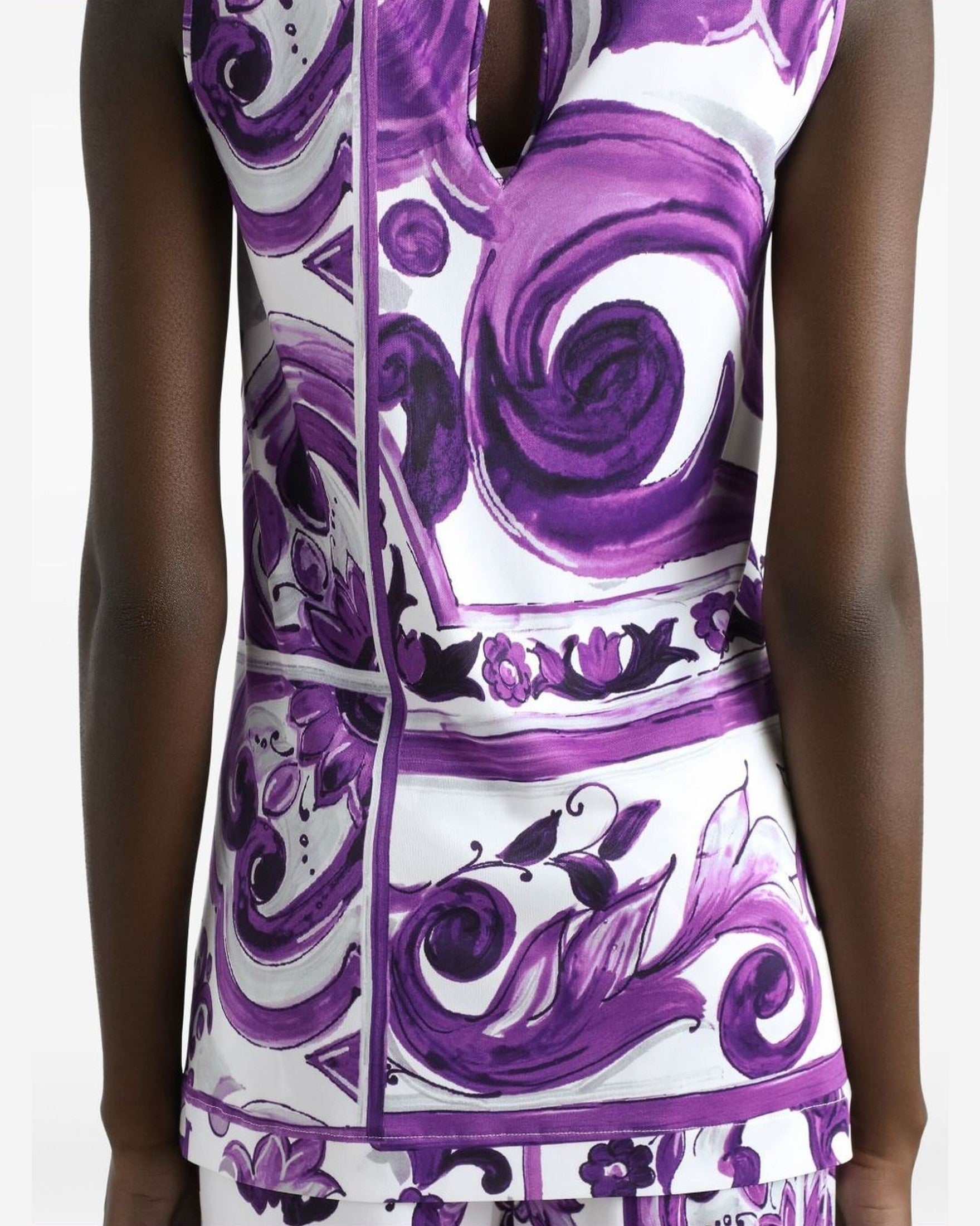 Dolce & Gabbana Purple Top Glam Steals