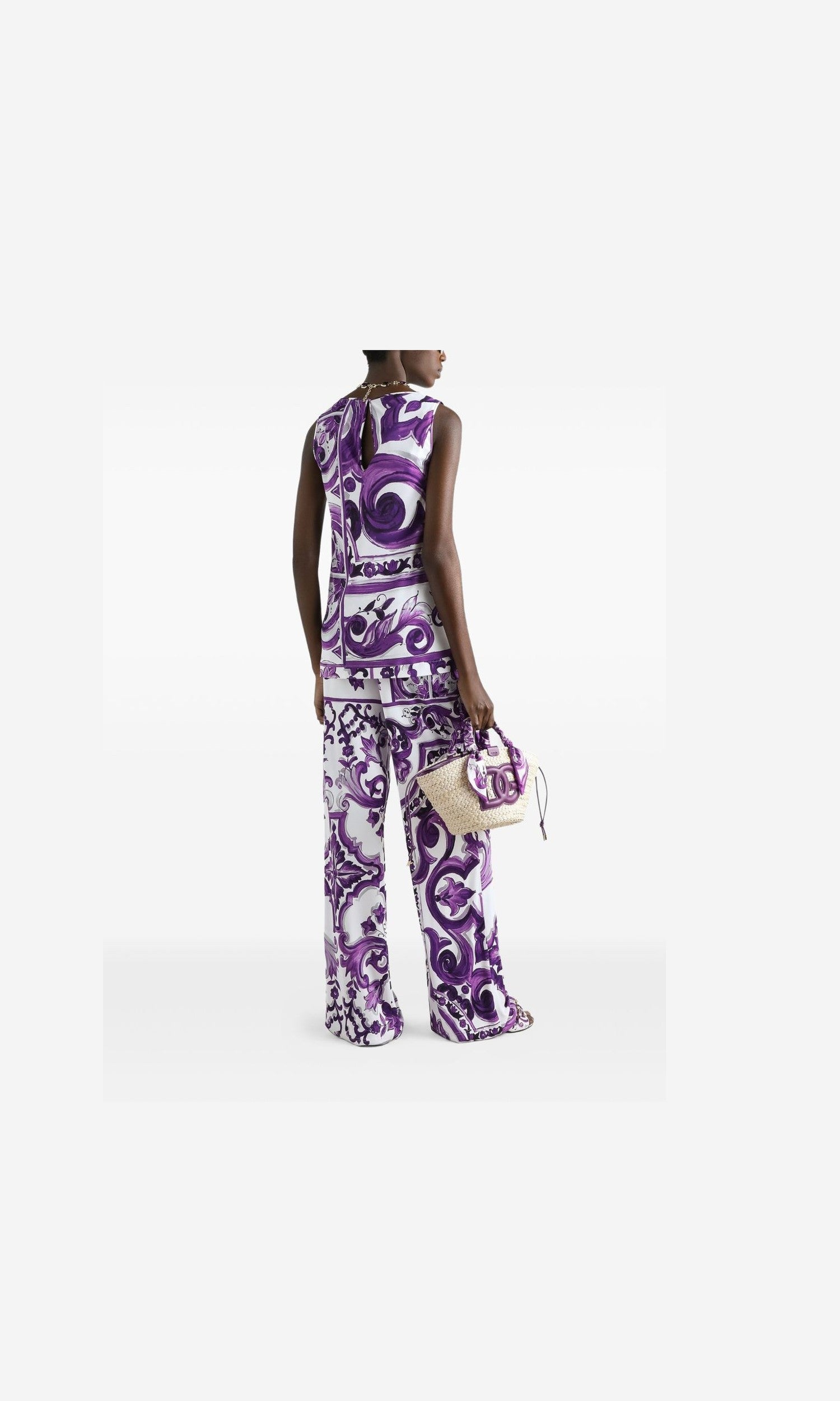 Dolce & Gabbana Purple Top Glam Steals