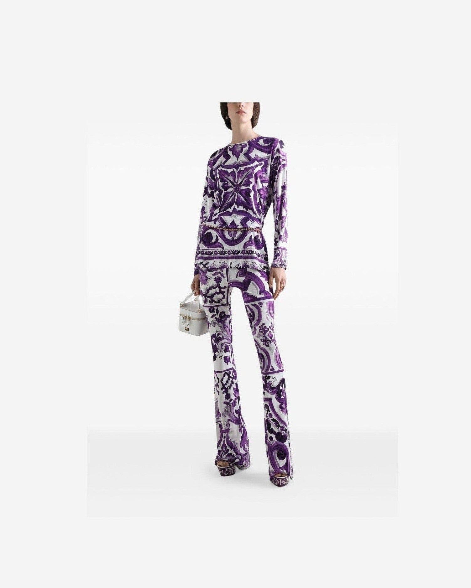 Dolce & Gabbana Purple Trouser Glam Steals