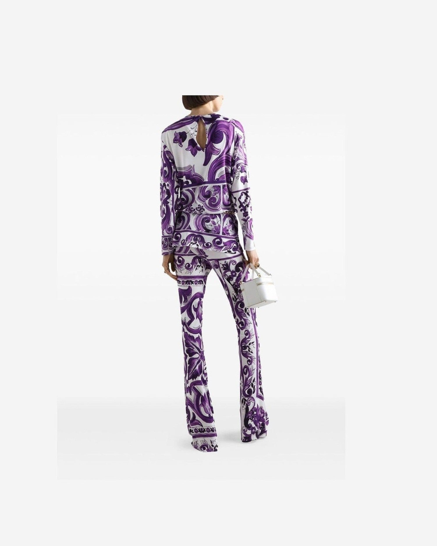 Dolce & Gabbana Purple Trouser Glam Steals