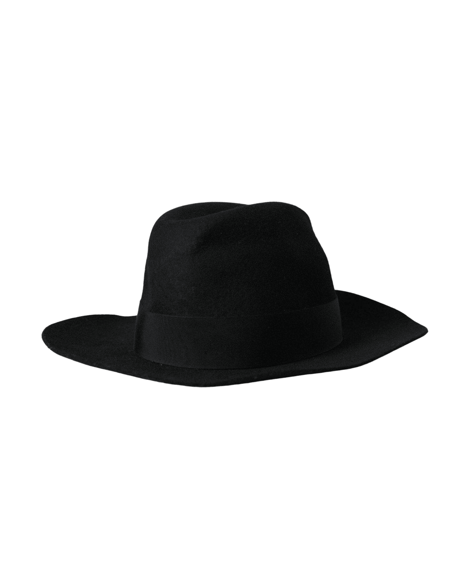 Dolce & Gabbana Black Rabbit Fedora Tril Women Hat Hats