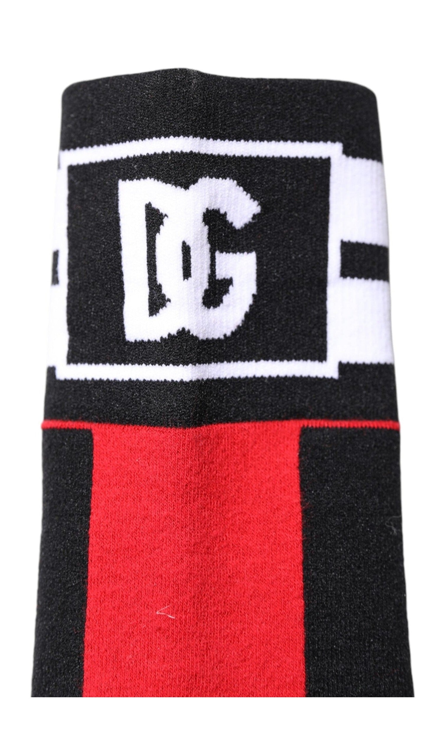 Dolce & Gabbana Red Cotton Stretch Printed Socks Glam Steals