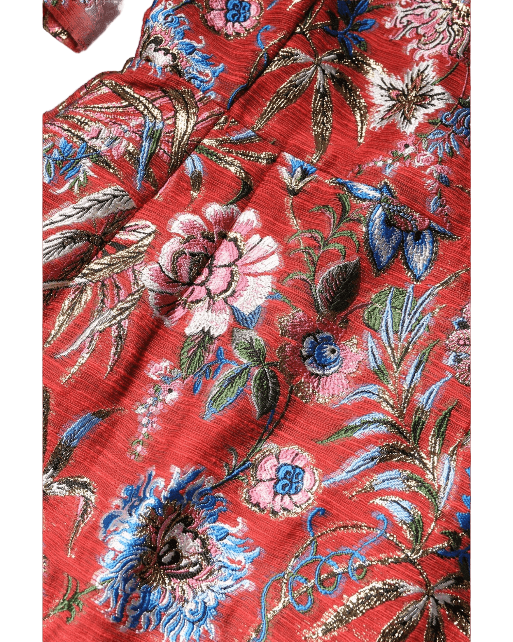 Dolce & Red Gabbana Floral Jacquard A Line Mini Dress Glam Steals