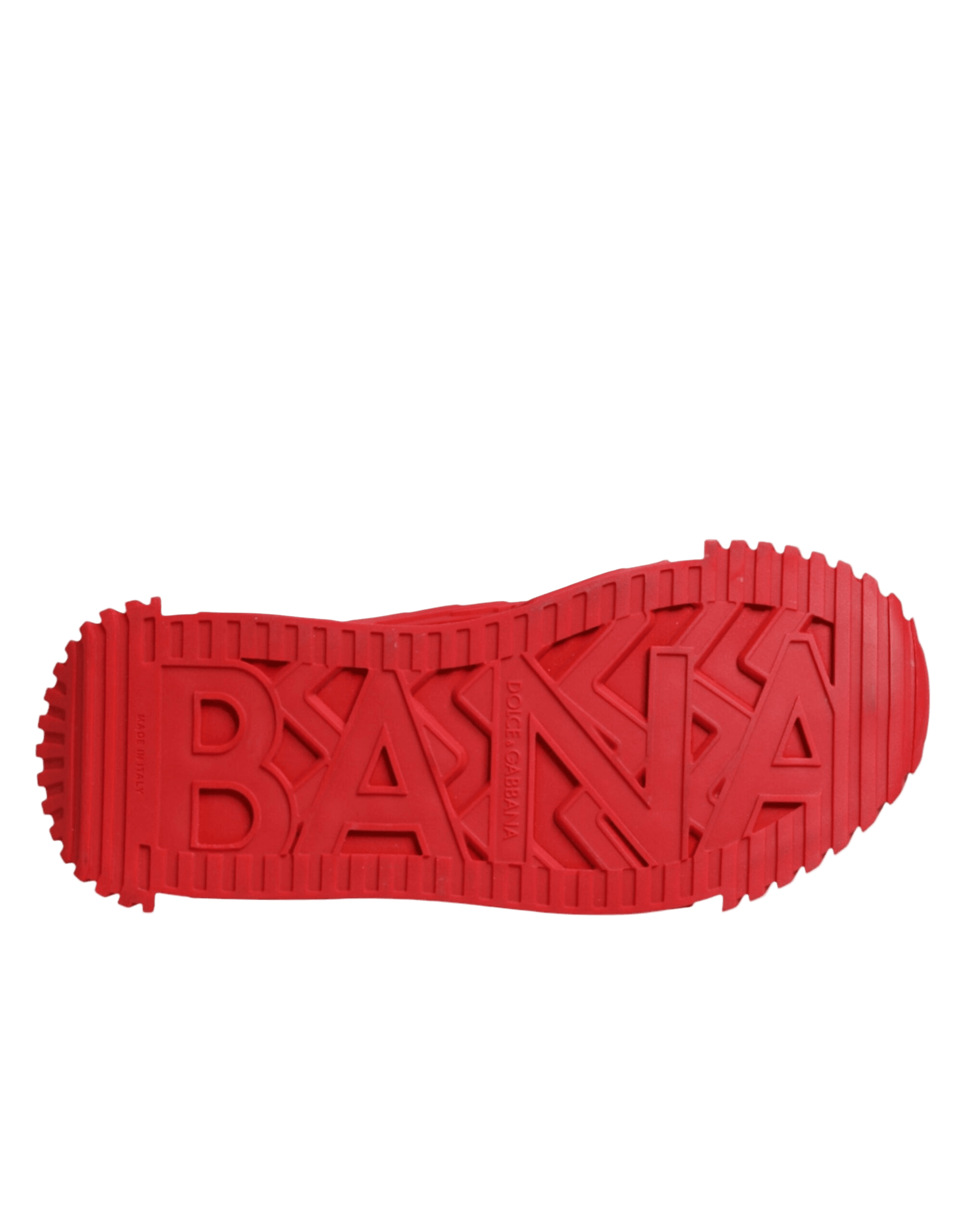 Dolce & Gabbana Red Lace Logo Low Top Ns1 Sneakers Shoes Glam Steals