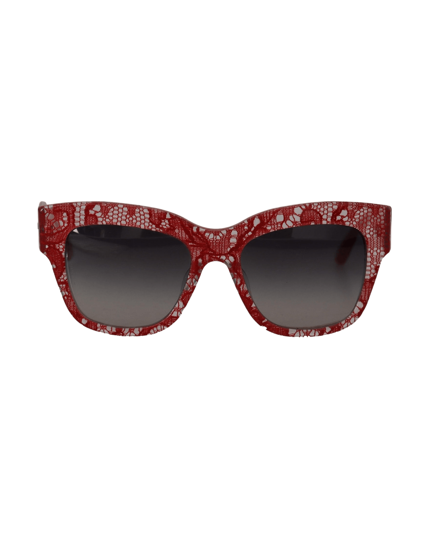 Dolce & Red Gabbana Lace And Acetate Rectangle Shades Dg4231f Sunglasses Glam Steals