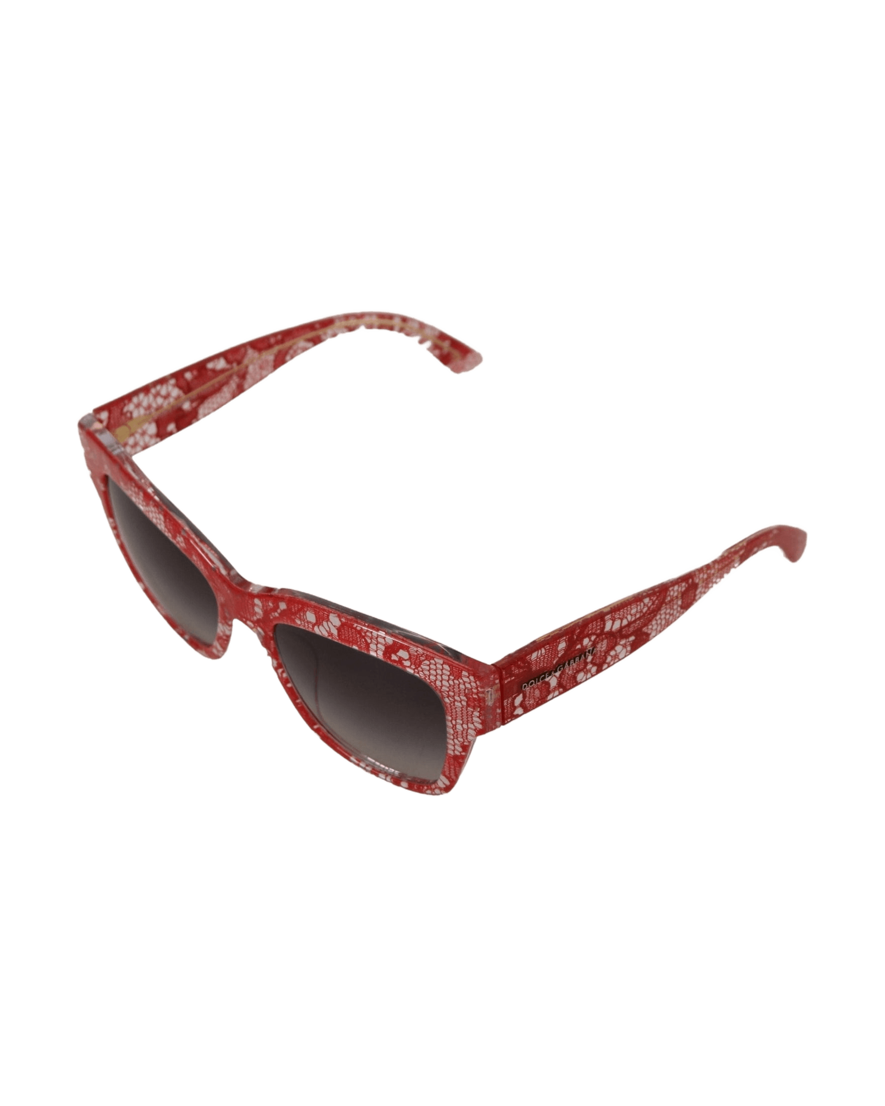 Dolce & Red Gabbana Lace And Acetate Rectangle Shades Dg4231f Sunglasses Glam Steals